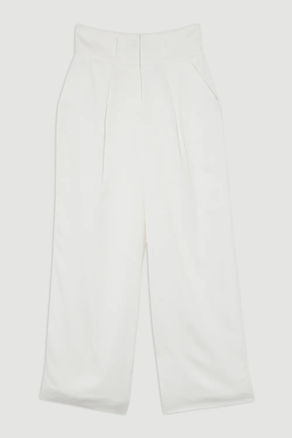 Tailored Viscose Linen Wide Leg Pants BKK22742 4 Tailored Viscose Linen Wide Leg Pants BKK22742