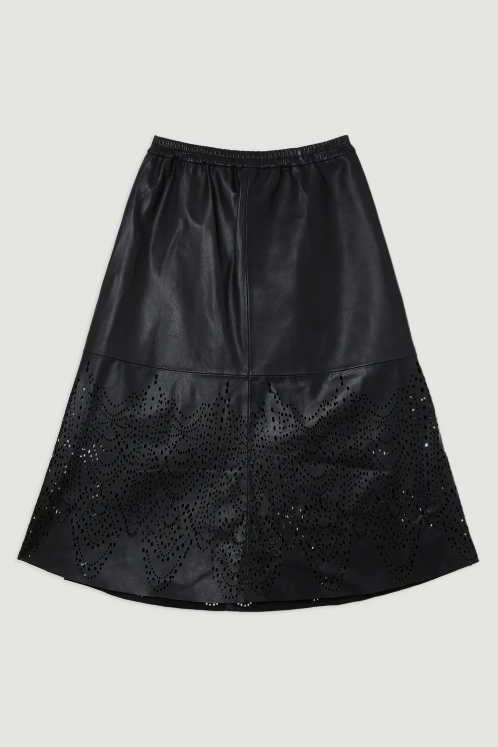 Amelia Graham Leather Cutwork Full Skirt BKK23341 4 Amelia Graham Leather Cutwork Full Skirt BKK23341