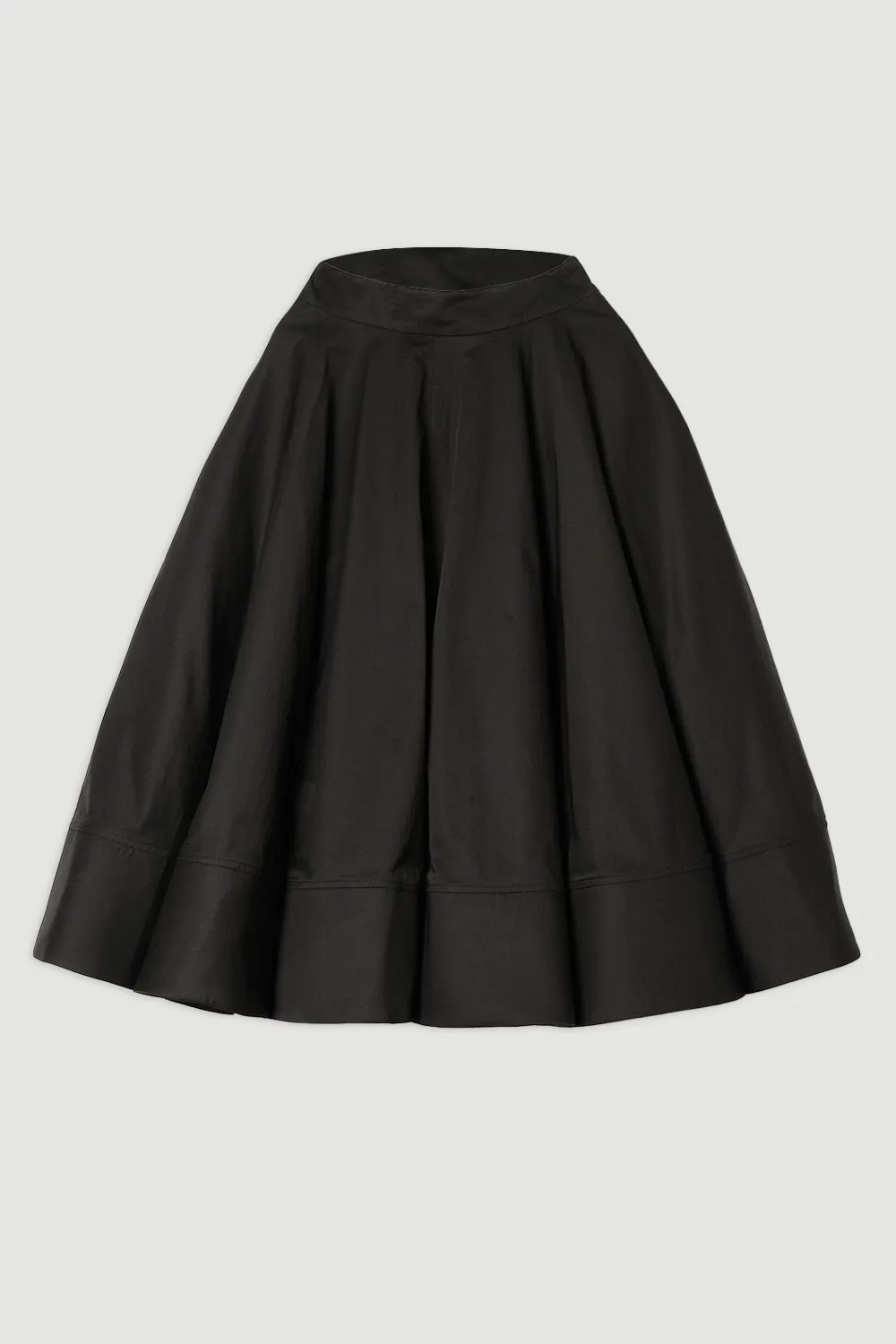 Cotton Tailored Full Skirt BKK23451