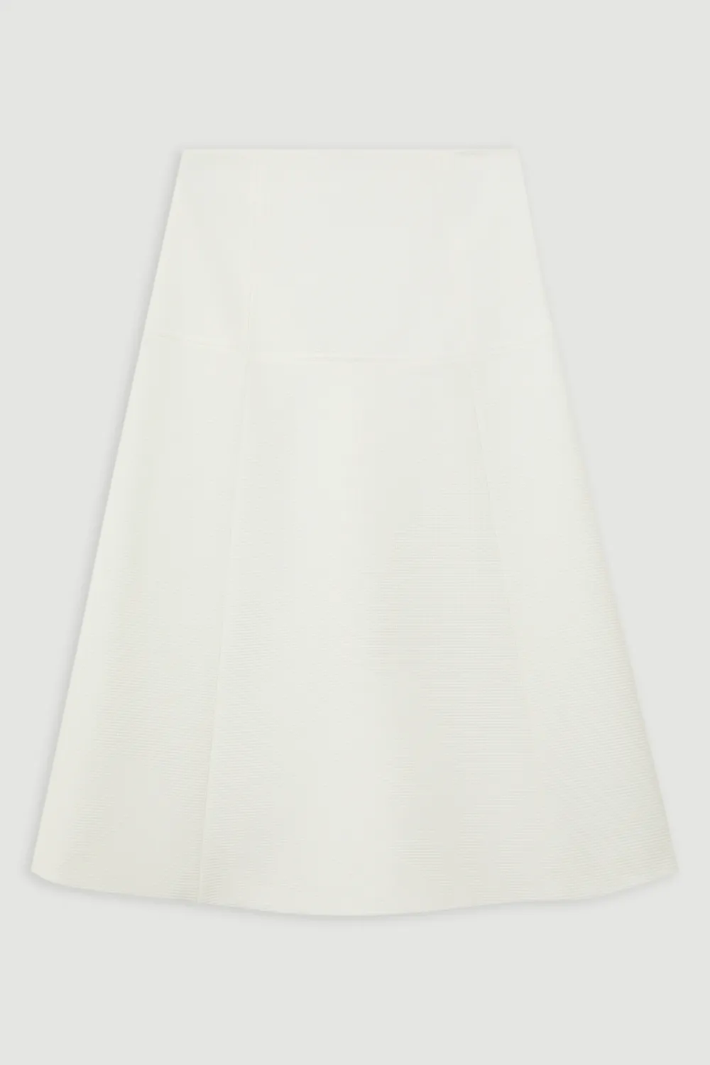 Tailored Textured Full Midi Skirt BKK23471