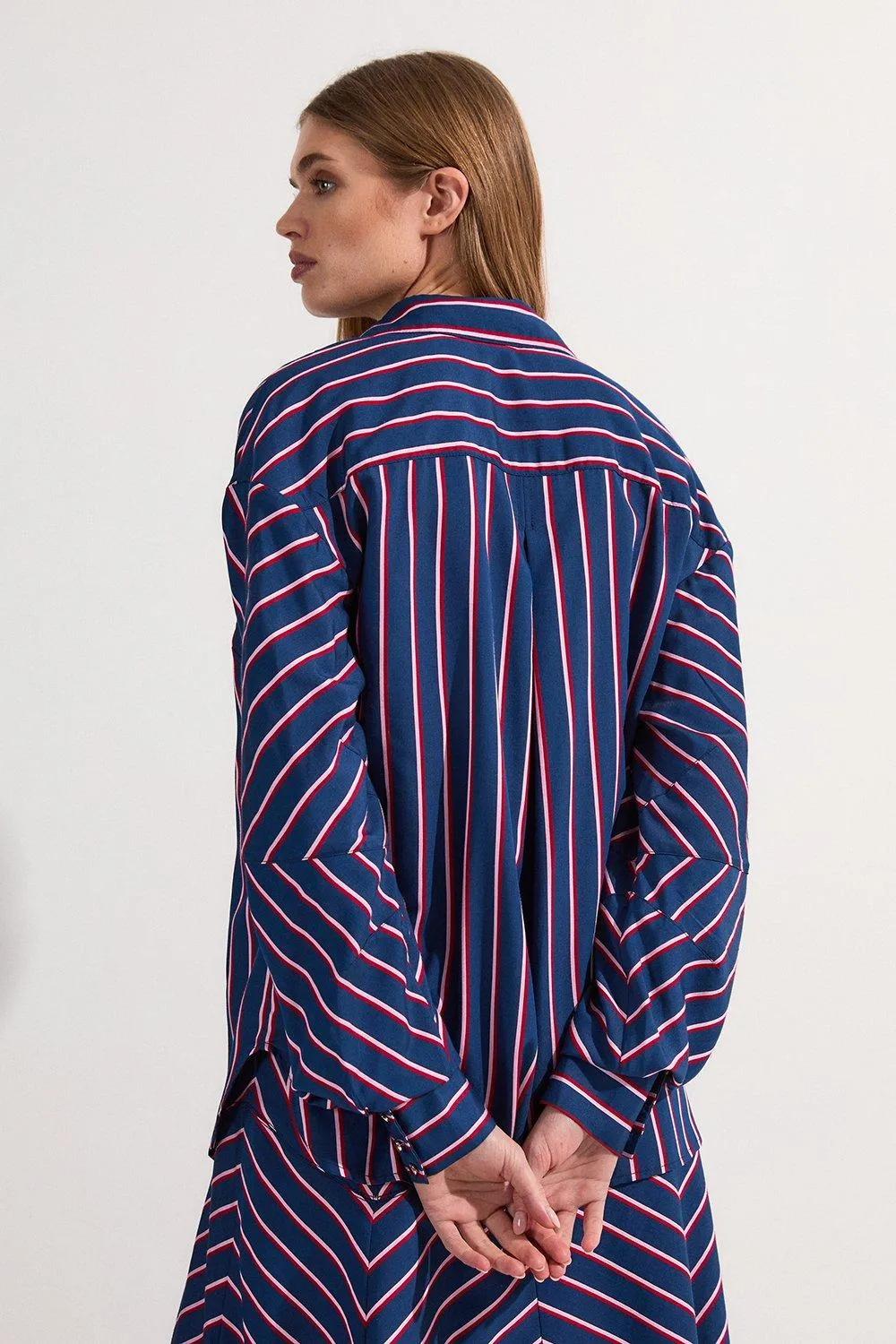 Cotton Stripe Tailored Shirt BKK23736 6 Cotton Stripe Tailored Shirt BKK23736