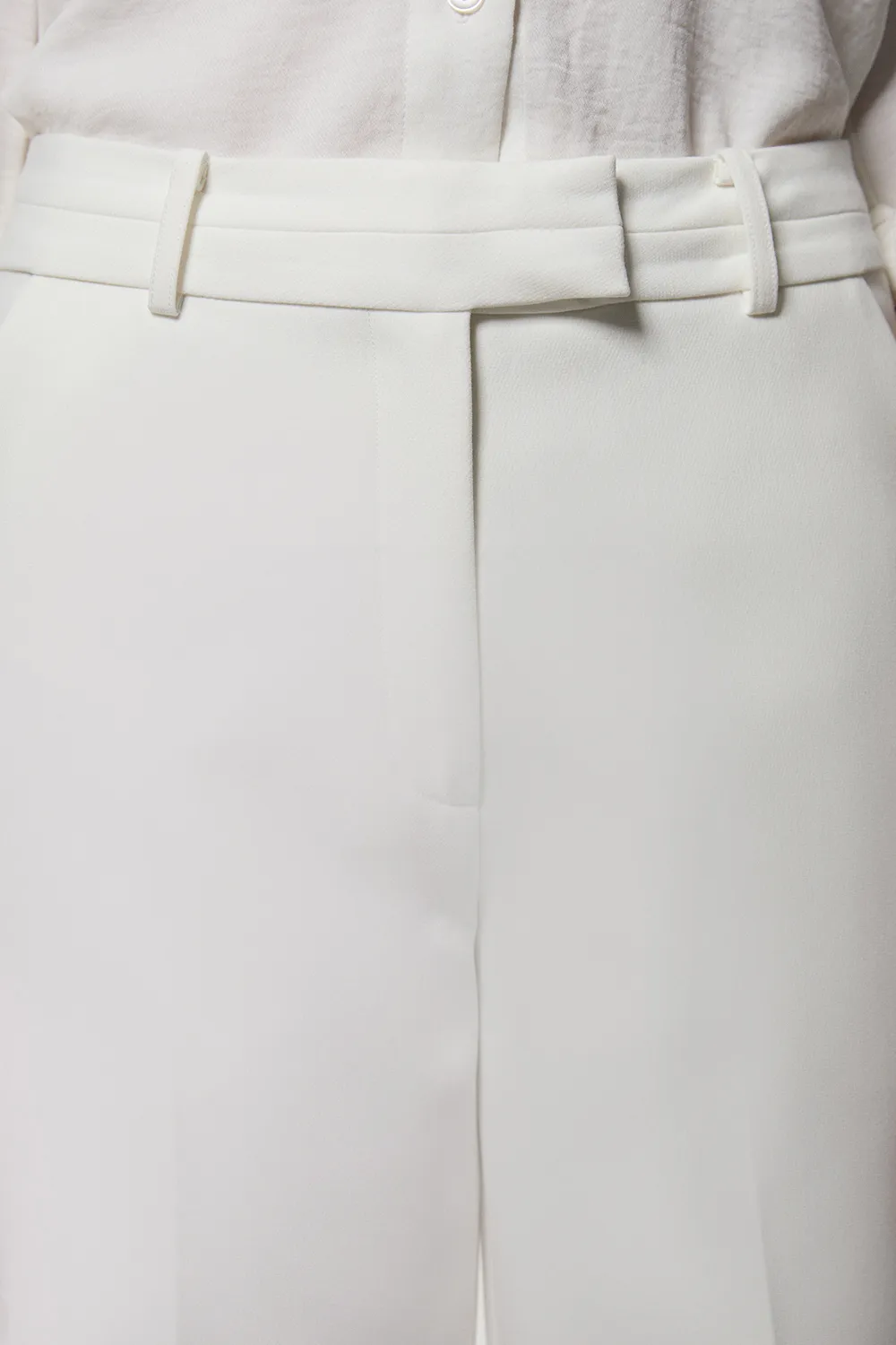 Compact Stretch Tailored Wide Leg Pants BKK24136 3 Compact Stretch Tailored Wide Leg Pants BKK24136