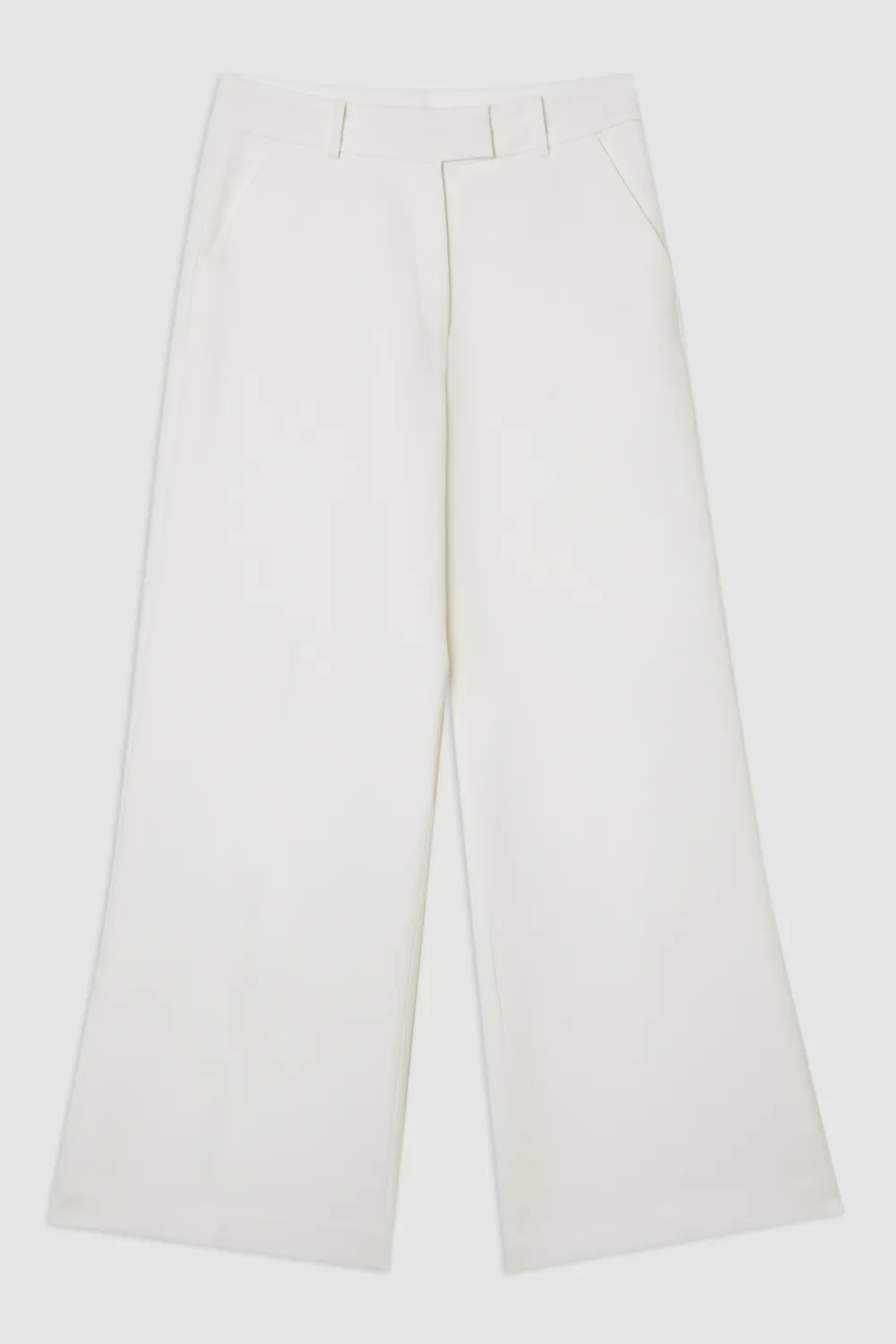 Compact Stretch Tailored Wide Leg Pants BKK24136 4 Compact Stretch Tailored Wide Leg Pants BKK24136