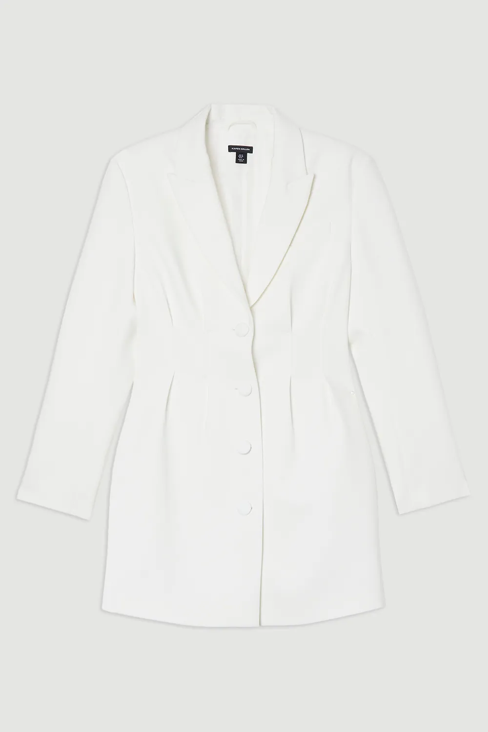 Compact Stretch Darted Tailored Blazer Mini Dress BKK24137 4 Compact Stretch Darted Tailored Blazer Mini Dress BKK24137