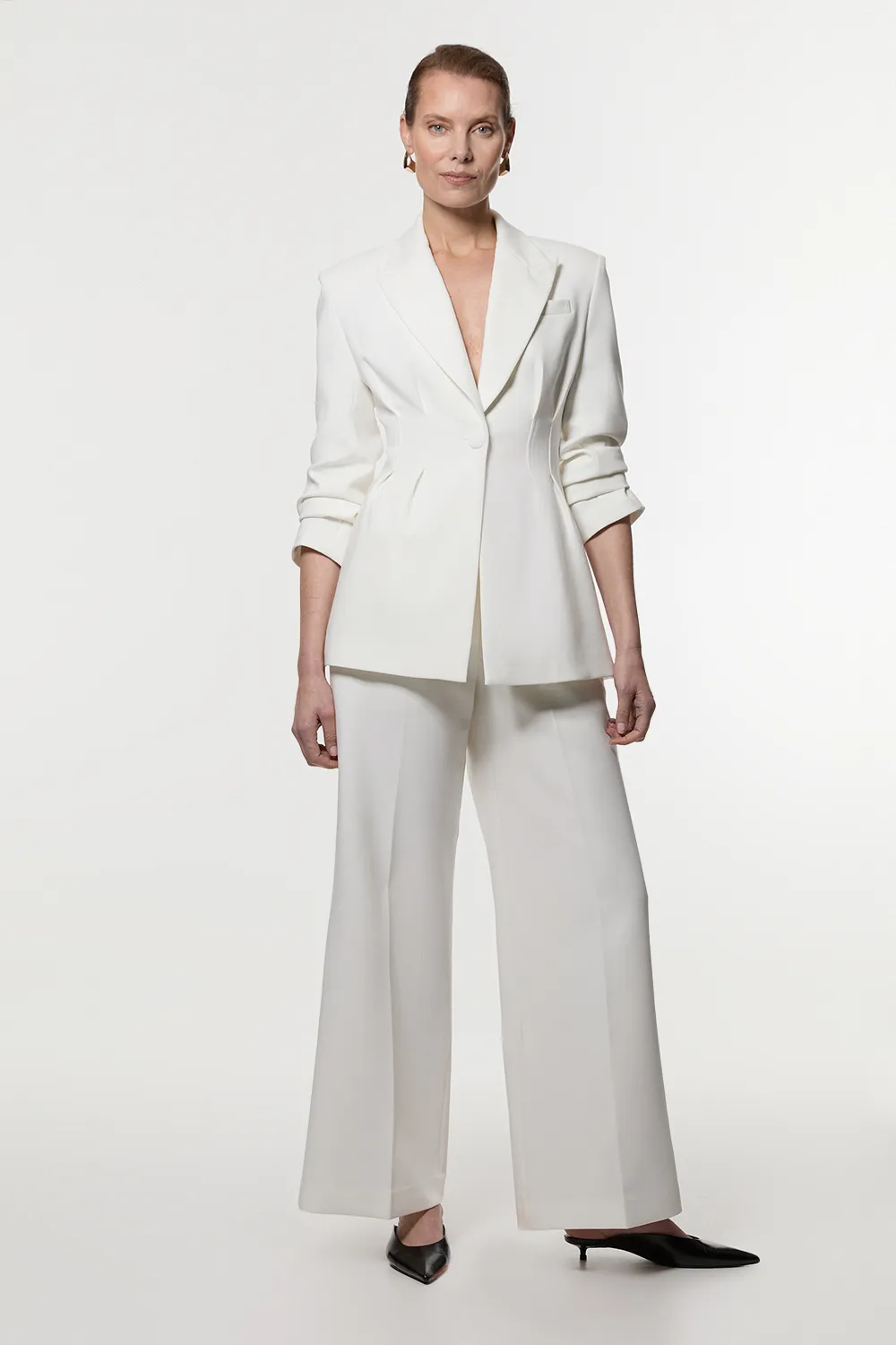 Compact Stretch Darted Tailored Jacket BKK24139