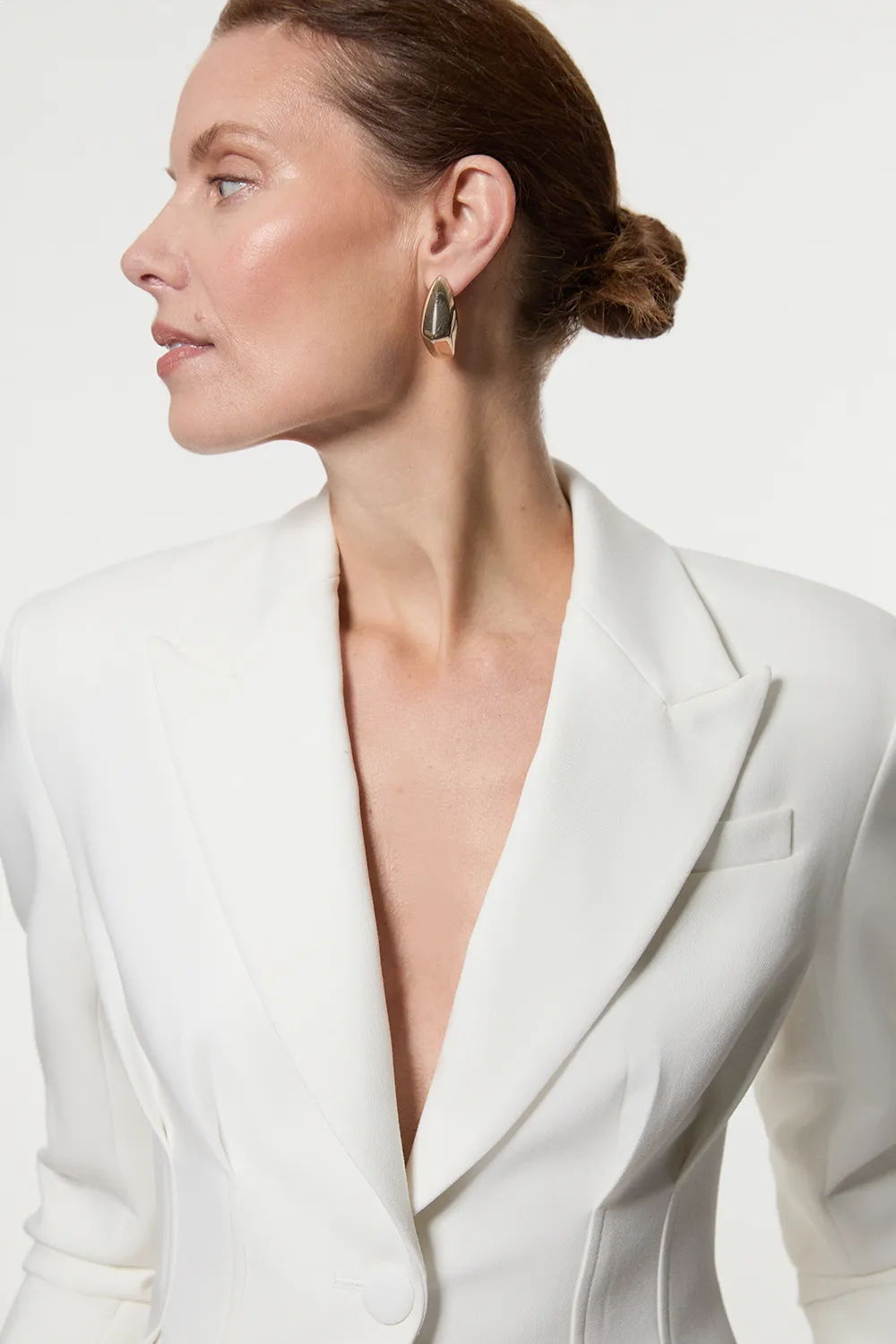 Compact Stretch Darted Tailored Jacket BKK24139 5 Compact Stretch Darted Tailored Jacket BKK24139