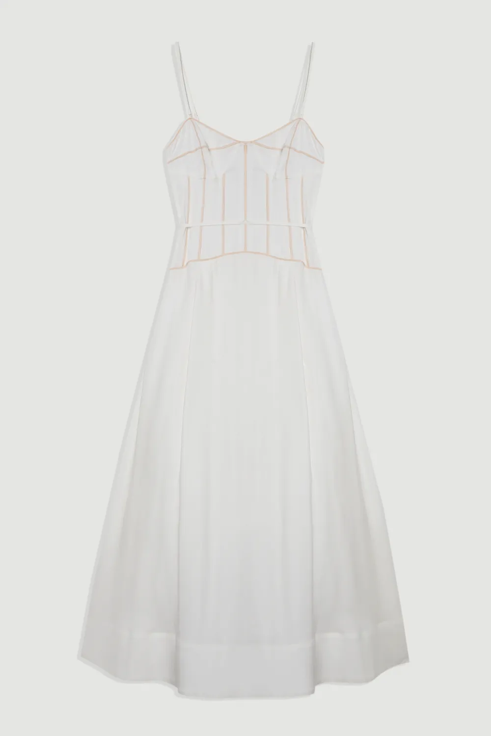 Viscose Linen Corset Prom Dress BKK24330