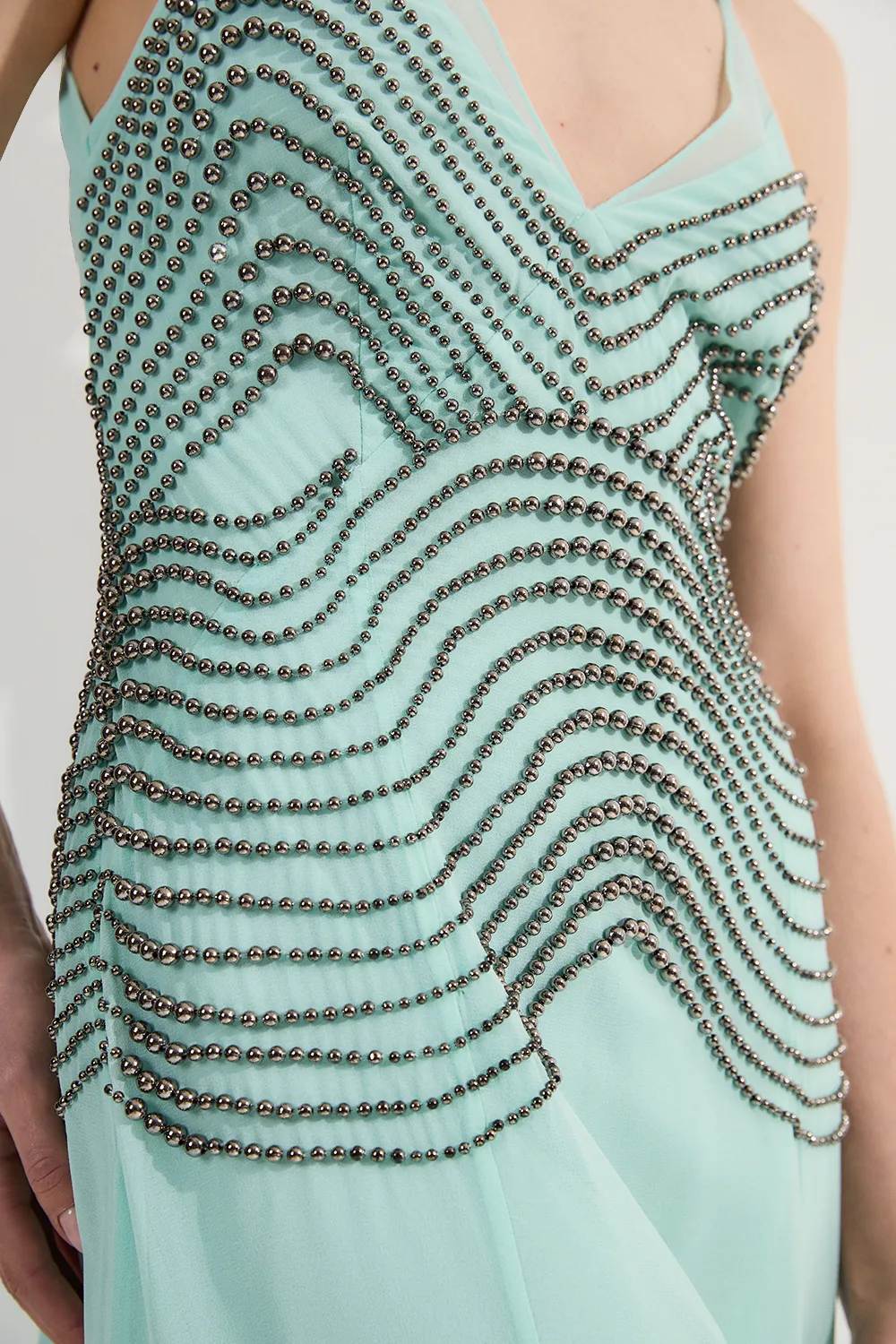 Embellished Geo Strappy Woven Maxi Dress BKK24436 3 Embellished Geo Strappy Woven Maxi Dress BKK24436