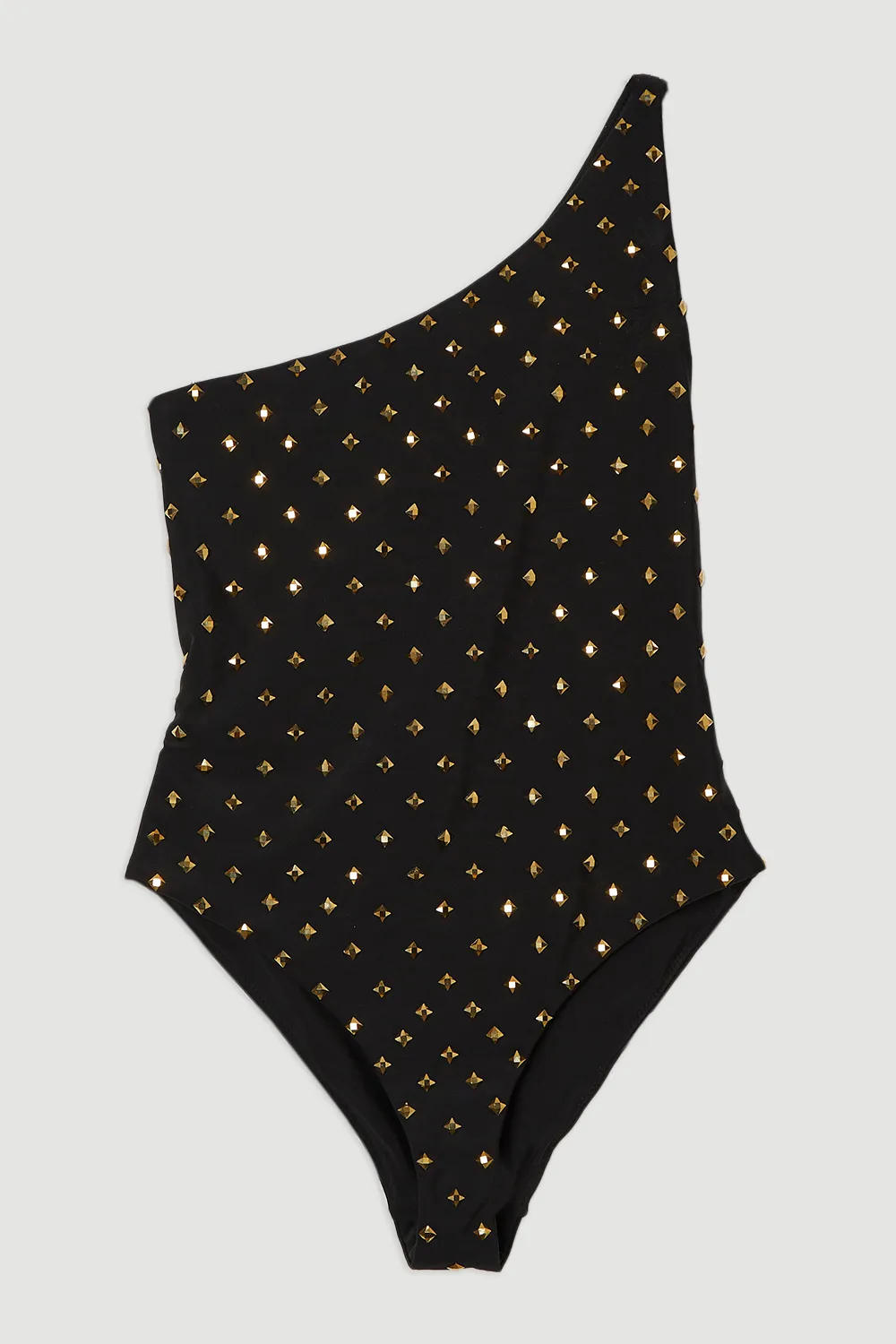 Stud One Shoulder Swimsuit BKK24537