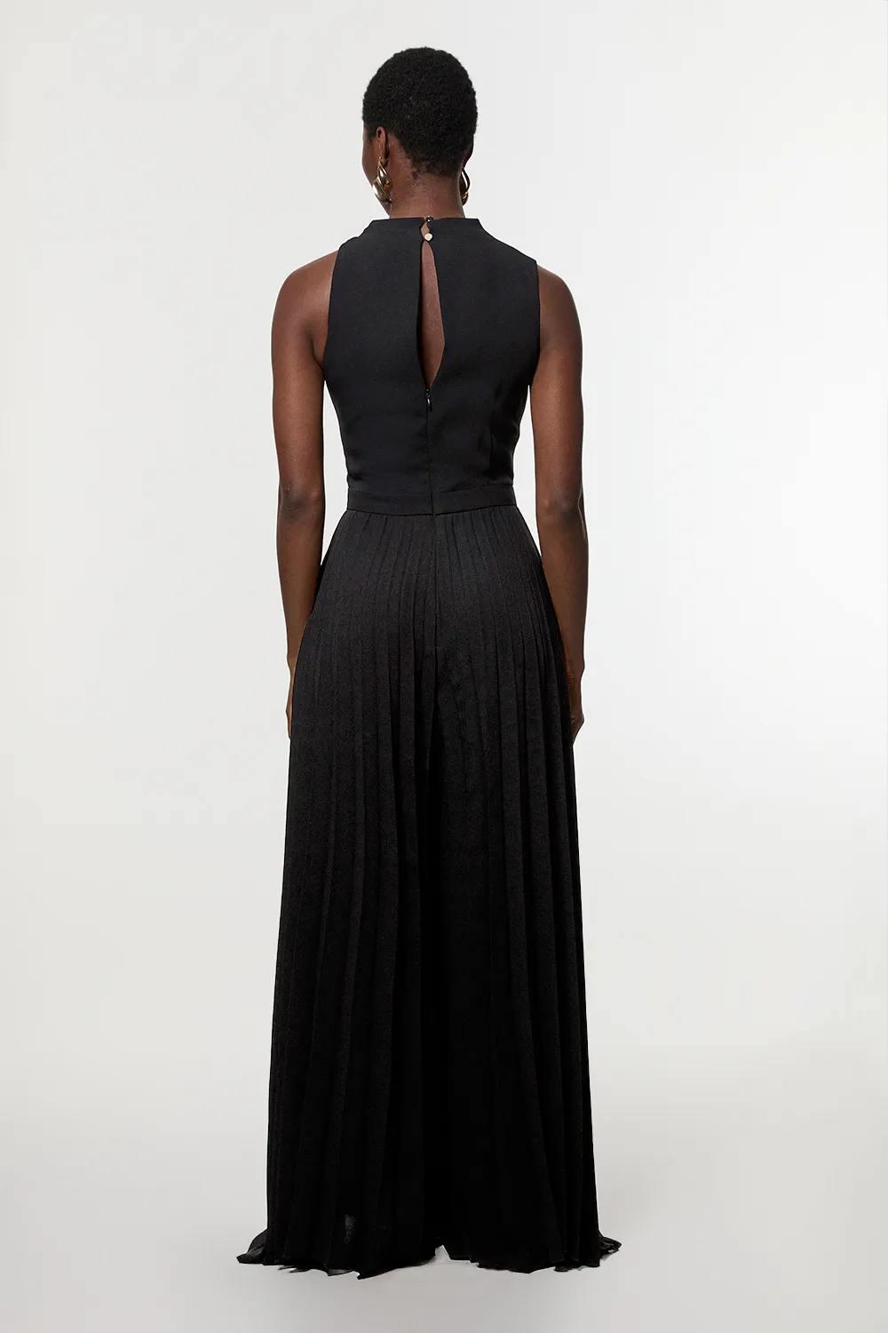 Soft Tailored Halter Neck Pleated Jumpsuit BKK24587 5 Soft Tailored Halter Neck Pleated Jumpsuit BKK24587