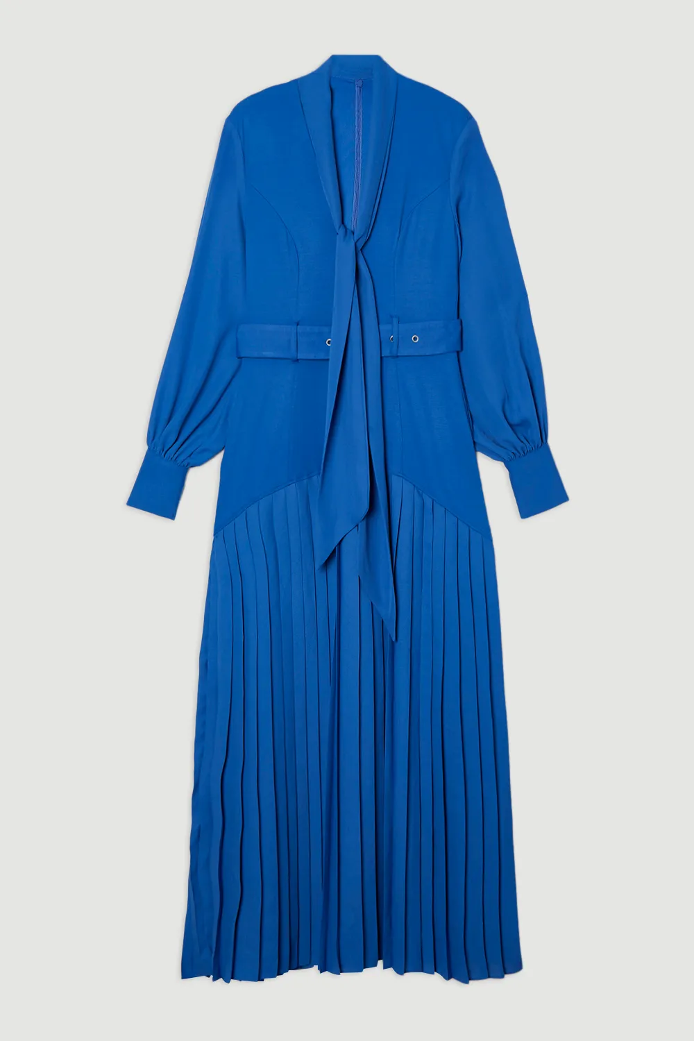 Plus Size Jersey Ponte Georgette Mix Midi Dress BKK24877 4 Plus Size Jersey Ponte Georgette Mix Midi Dress BKK24877