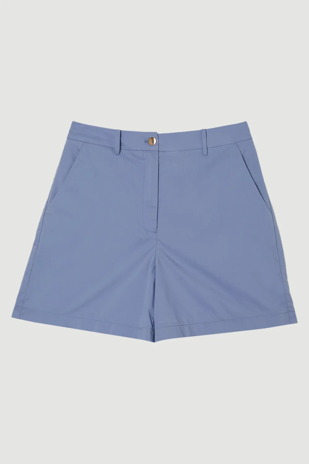 Cotton High Waisted Woven City Short BKK25020