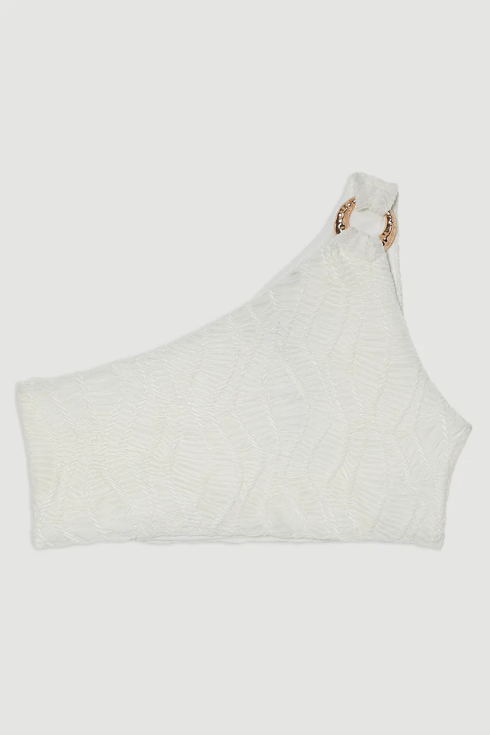 Textured Gold Trim Bikini Bottoms BKK25052