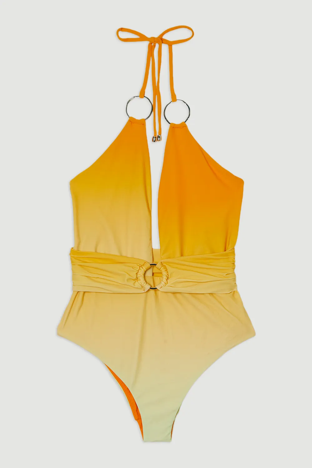 Ring Detail Plunge Ombre Swimsuit BKK25051 4 Ring Detail Plunge Ombre Swimsuit BKK25051