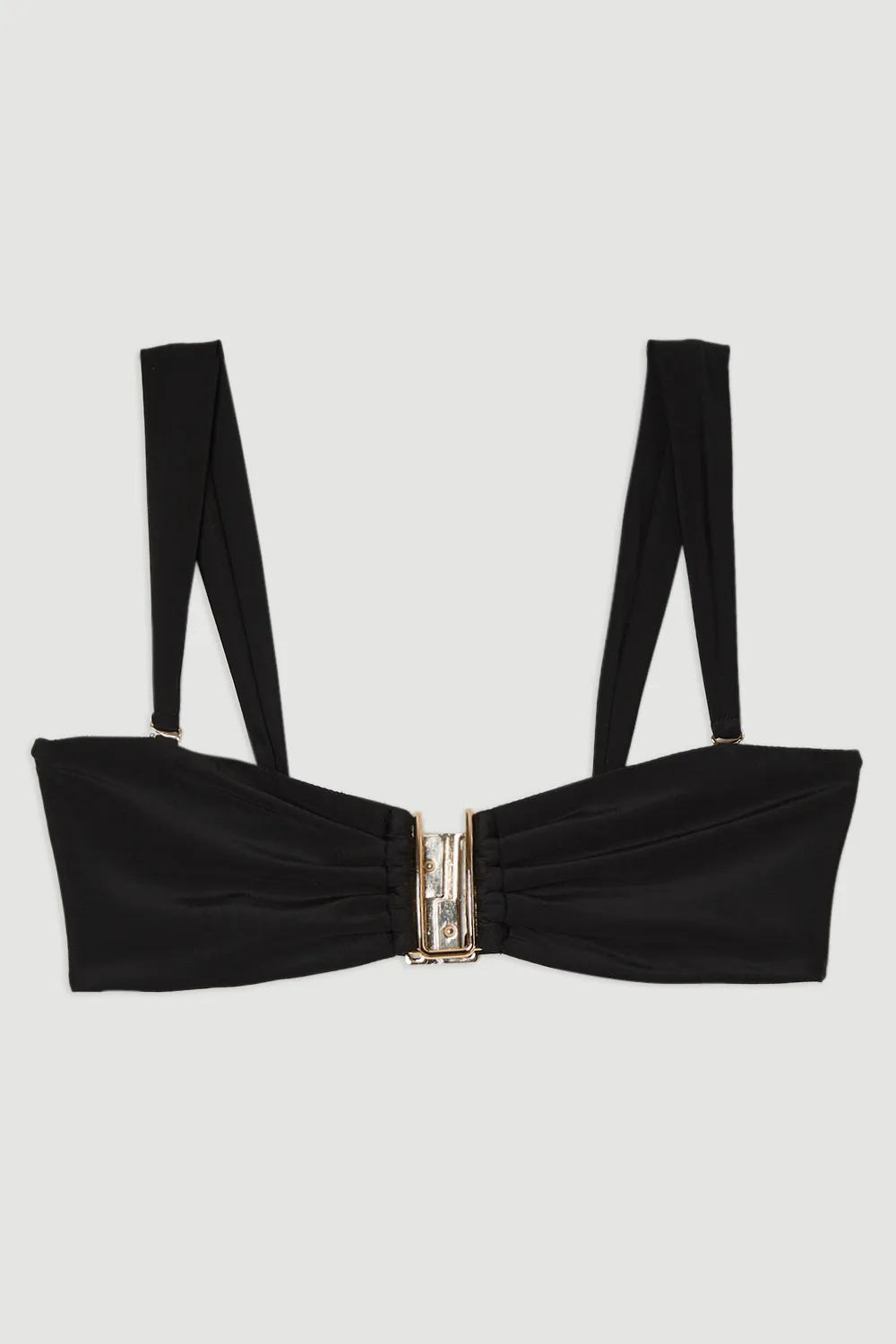 Detachable Strap Gold Trim Bikini Top BKK25129 4 Detachable Strap Gold Trim Bikini Top BKK25129