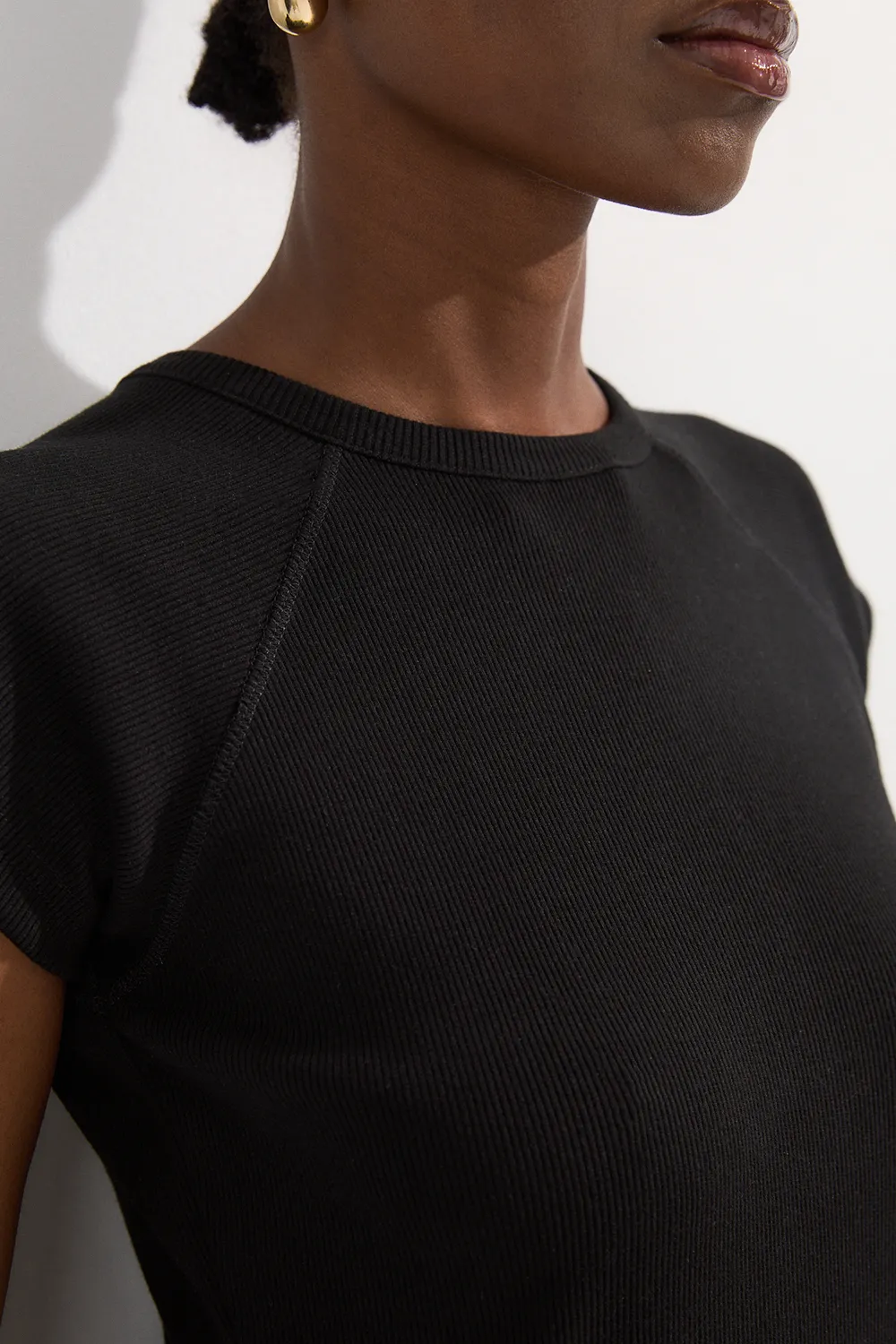 Petite Compact Jersey Rib Cap Sleeve Maxi Dress BKK25216