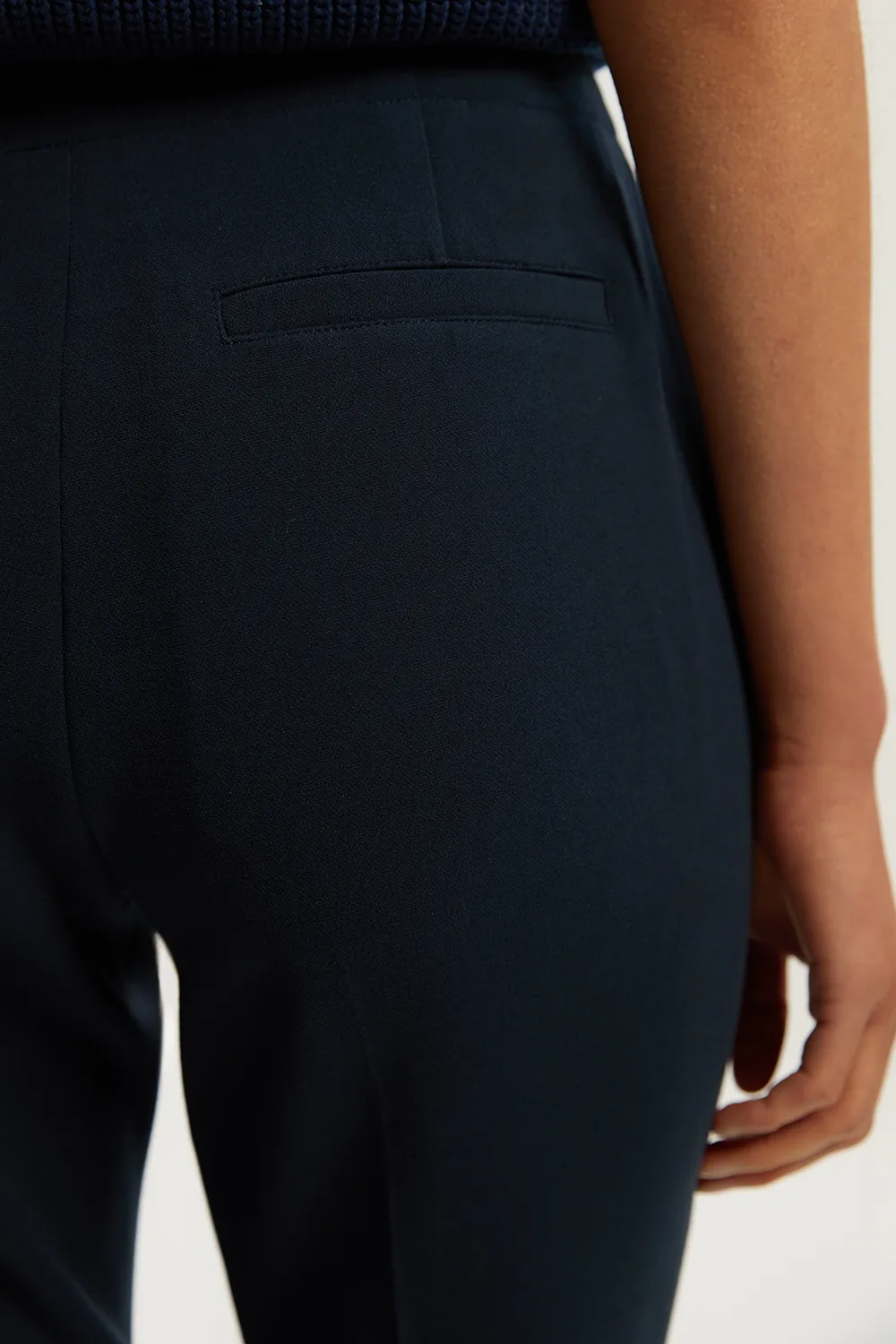 Compact Essential Tailored Slim Leg Trouser BKK25255 5 Compact Essential Tailored Slim Leg Trouser BKK25255