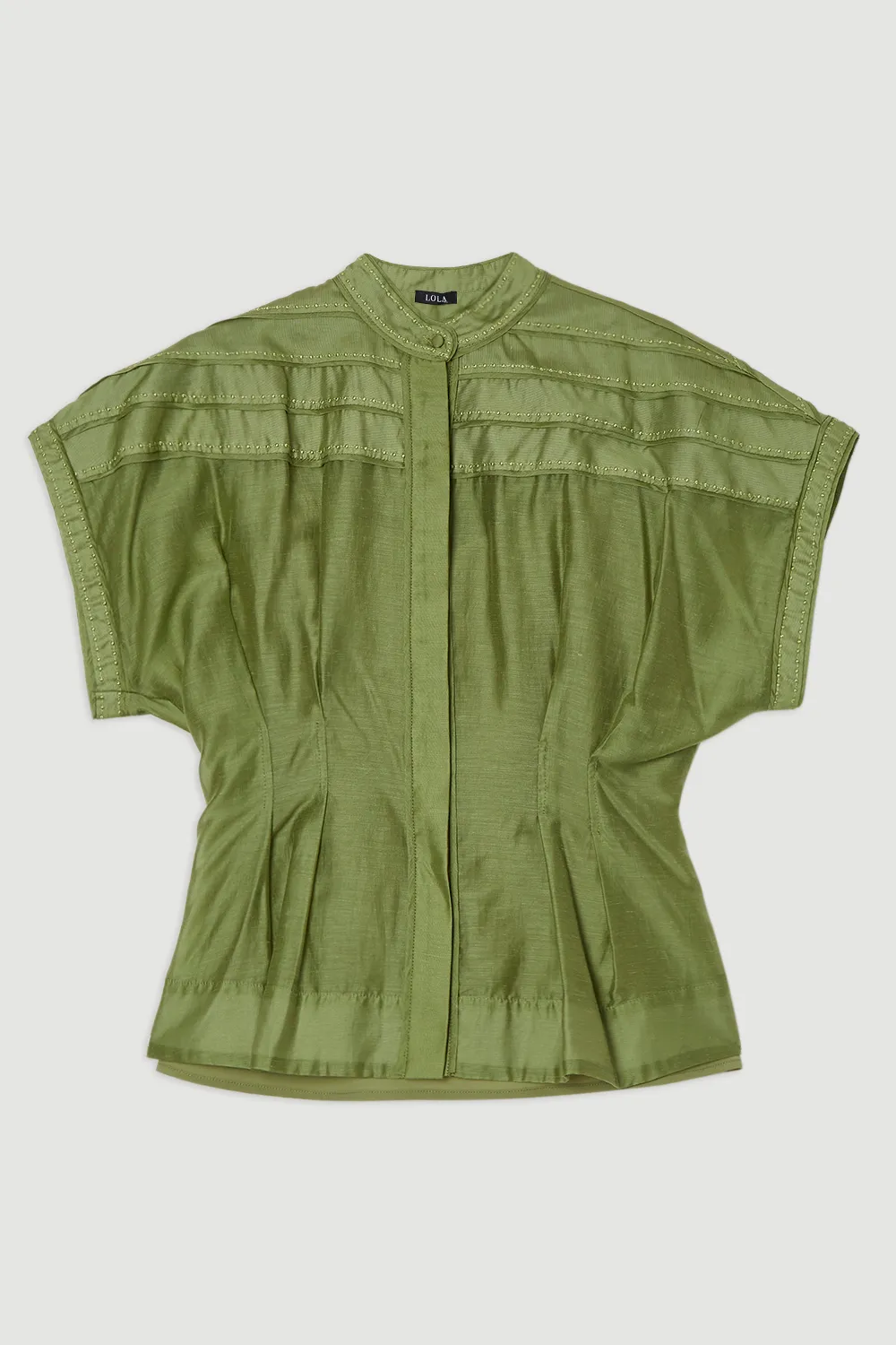 Archive Collection - Layered Detail Button Woven Shirt BKK25266 4 Archive Collection - Layered Detail Button Woven Shirt BKK25266