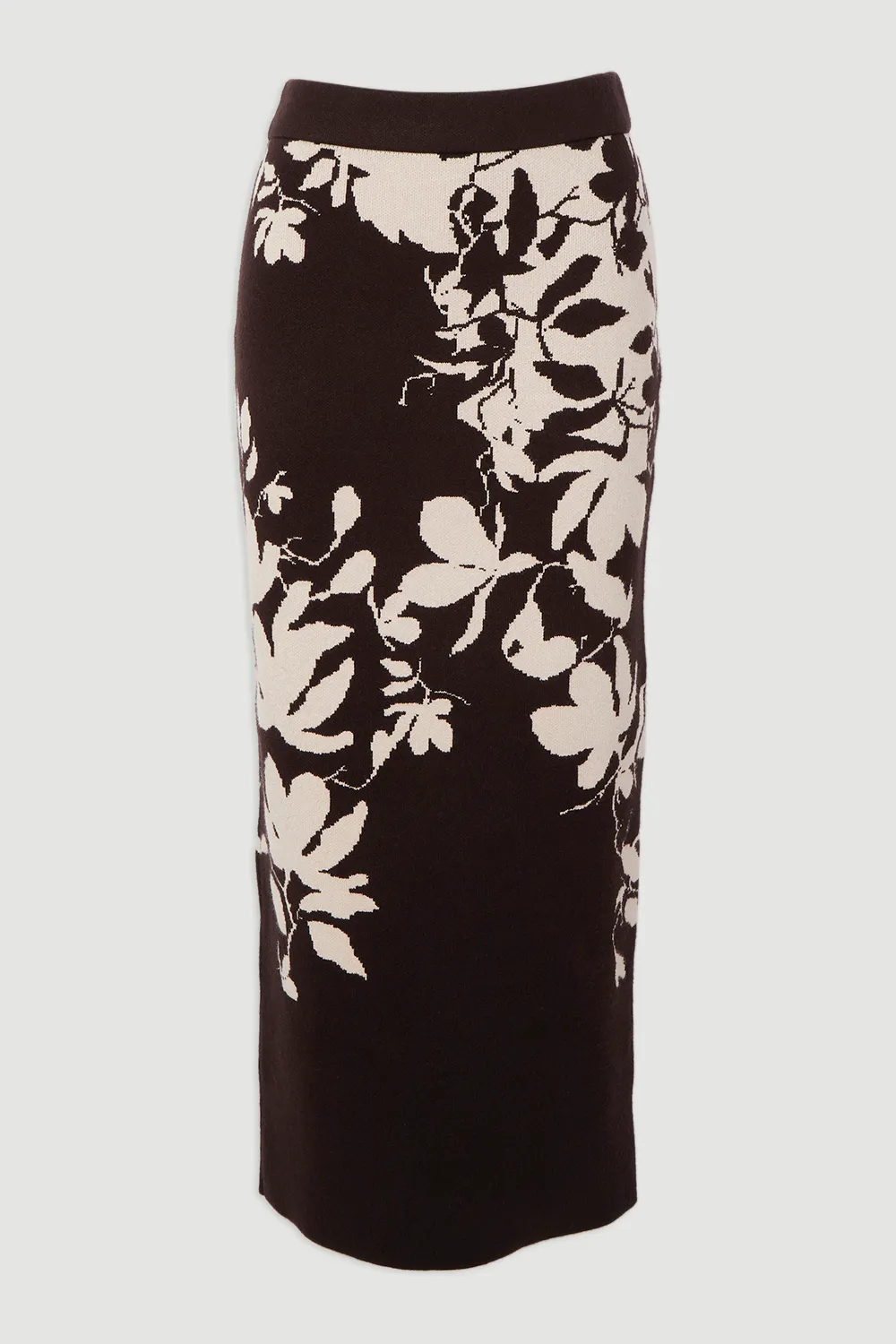 Jacquard Floral Knitted Skirt BKK25405