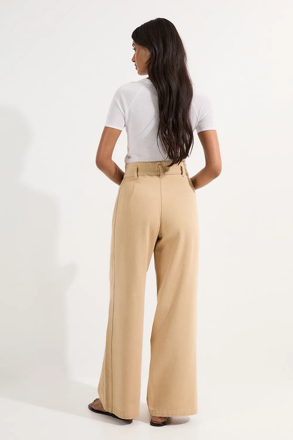 Tall Denim Wide Leg Pants BKK25433