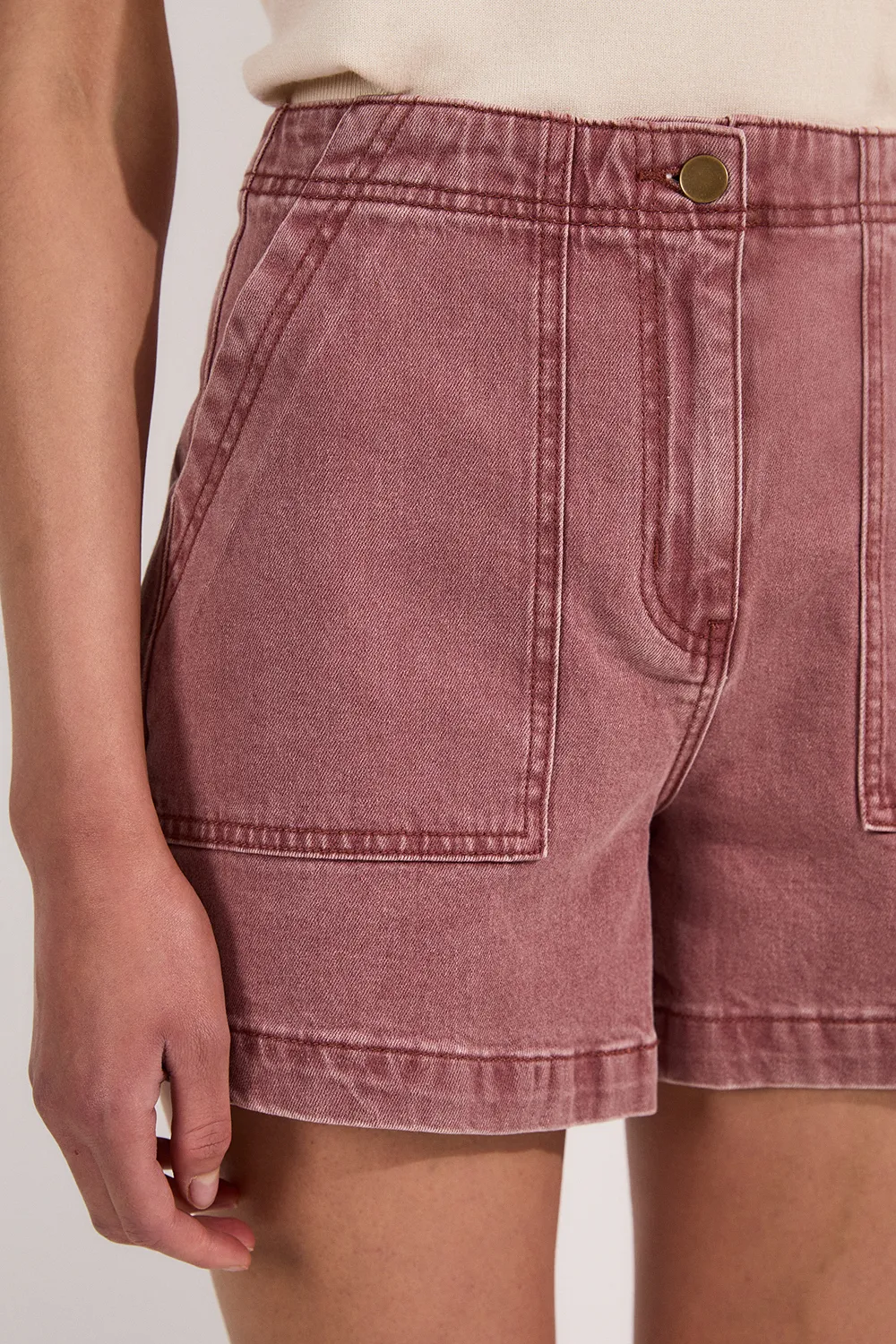 Colored Denim Tailored Short BKK25448