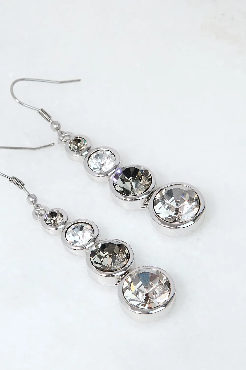 Hand Set European Crystal Teardrop Earrings BKK22785 3 Hand Set European Crystal Teardrop Earrings BKK22785