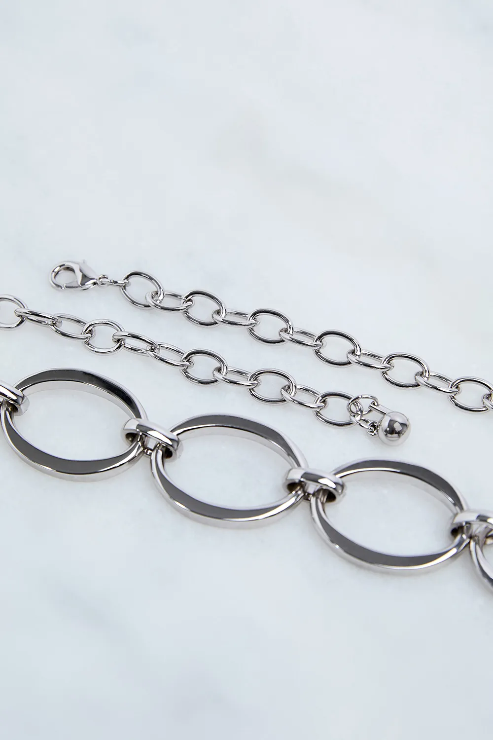 Hand Set European Crystal Oversized Chain Necklace BKK22794 4 Hand Set European Crystal Oversized Chain Necklace BKK22794