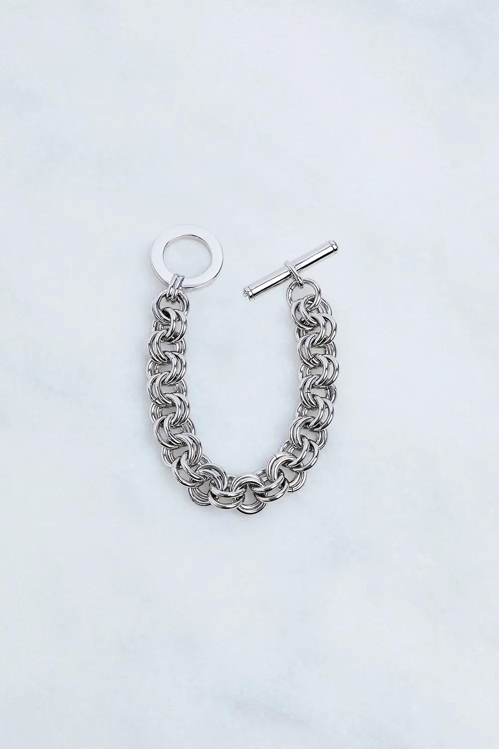 Hand Set European Crystal T-Bar Chain Bracelet BKK22797