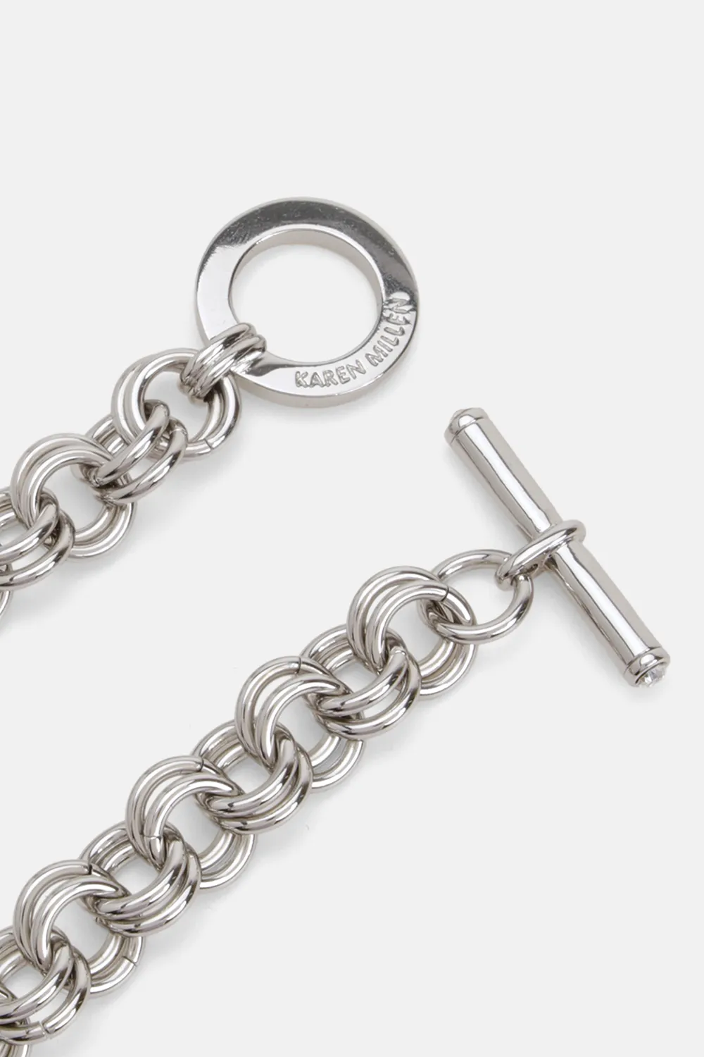 Hand Set European Crystal T-Bar Chain Necklace BKK22796 4 Hand Set European Crystal T-Bar Chain Necklace BKK22796