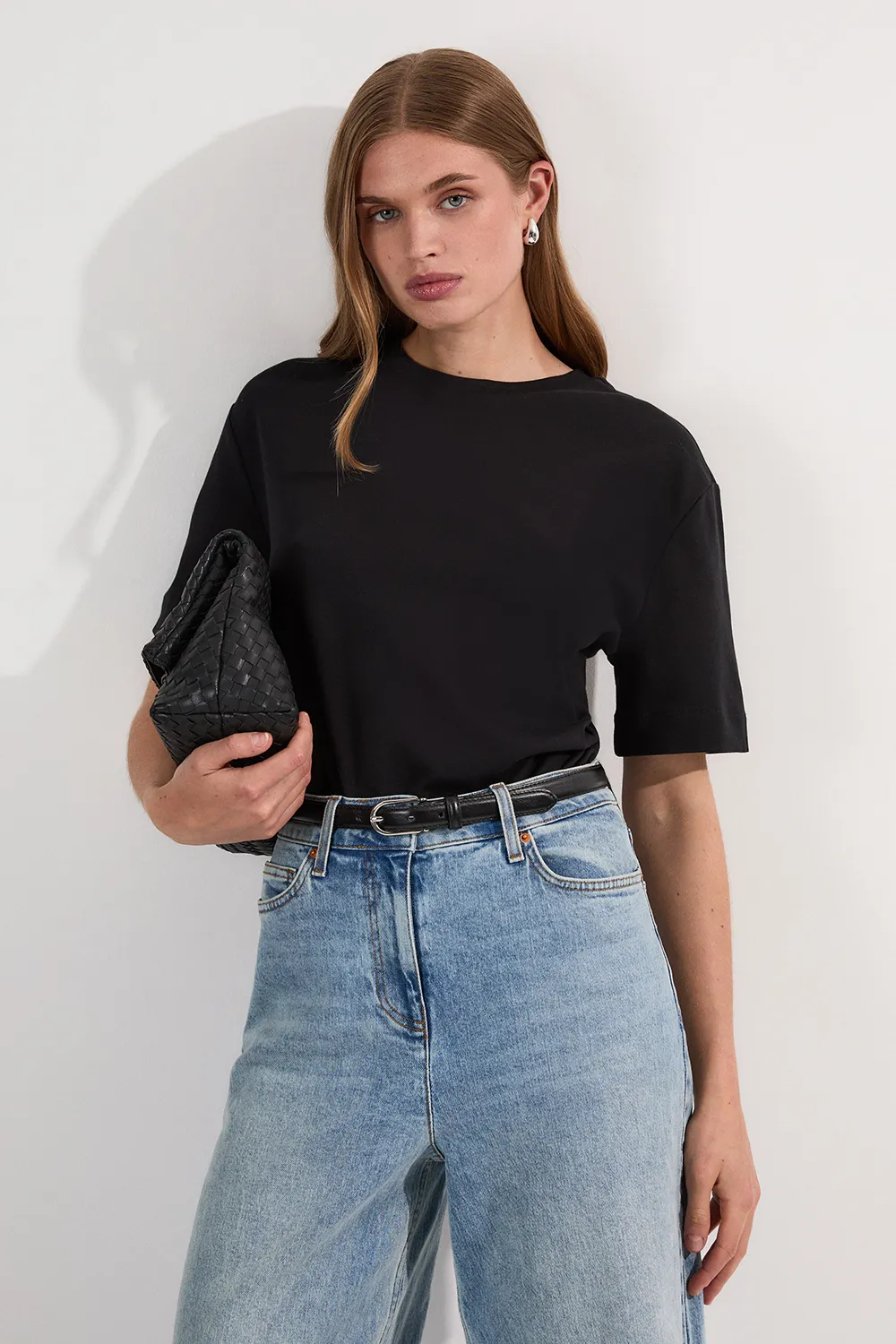 Heavyweight Relaxed Fit Cotton T-Shirt BKK25505