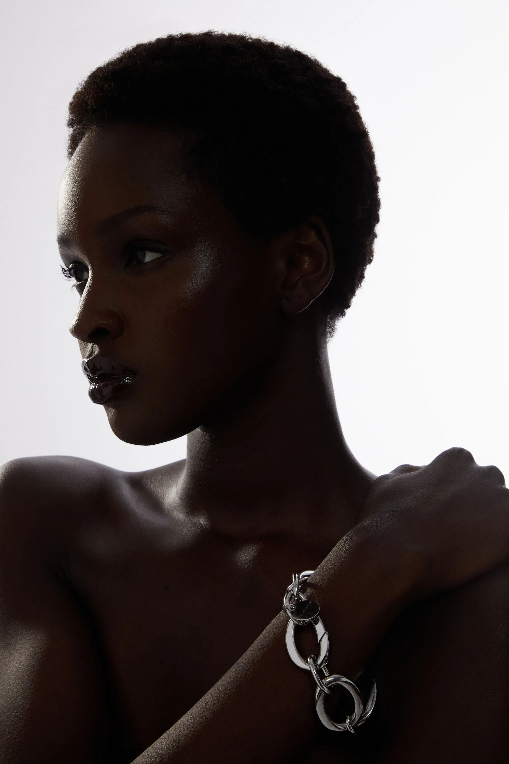 Premium Contoured Chain Link Bracelet BKK22798