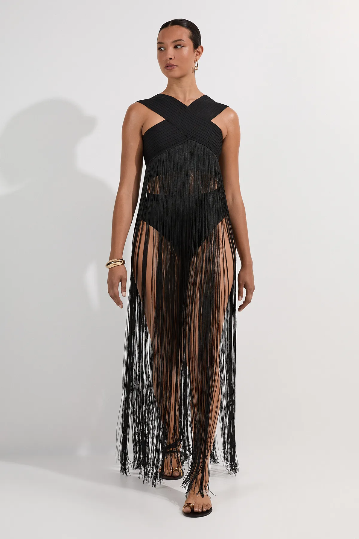 High Waisted Bandage Bikini Bottoms BKK25527