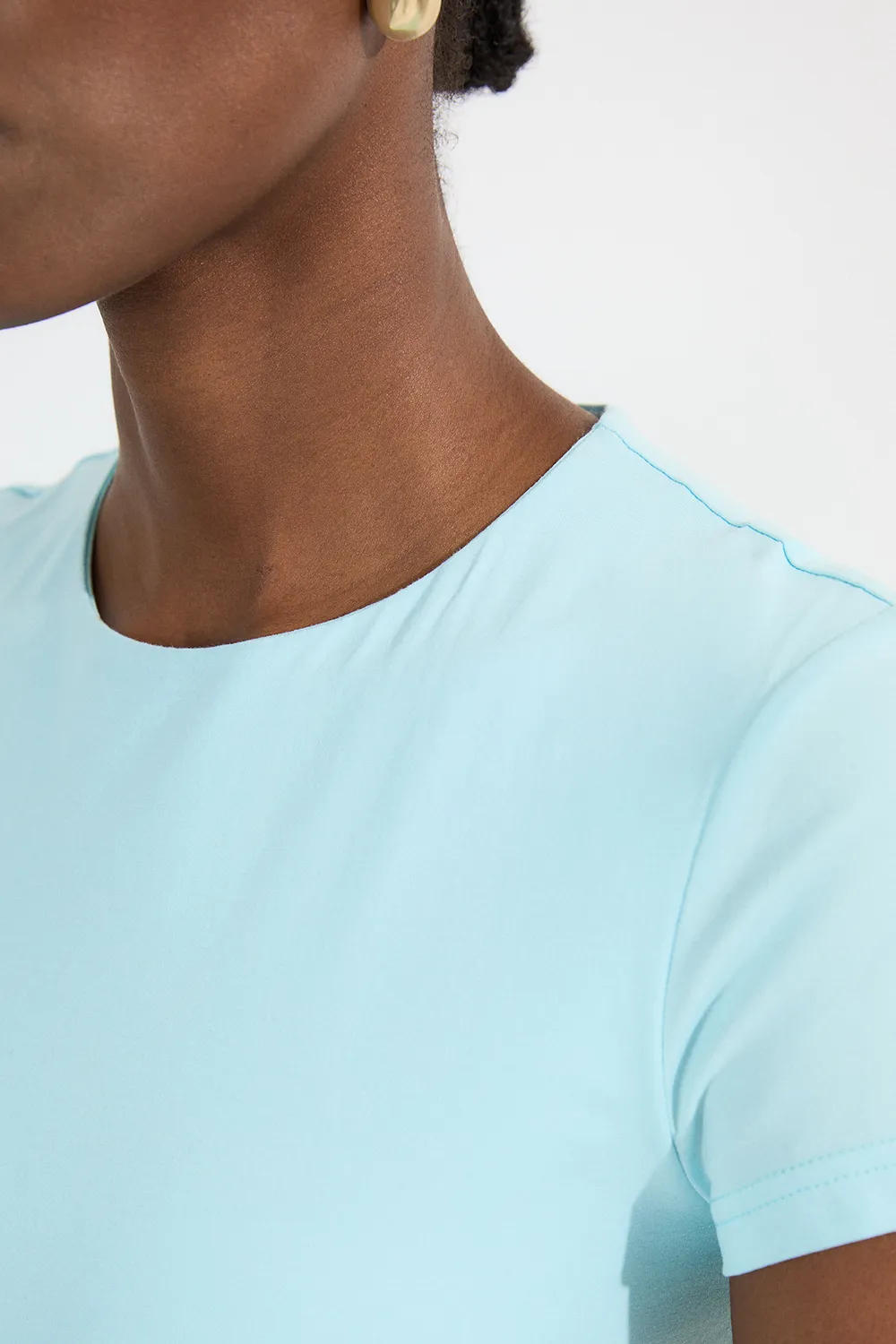 Stretch Cotton Short Sleeve Jersey Tshirt BKK25658 3 Stretch Cotton Short Sleeve Jersey Tshirt BKK25658