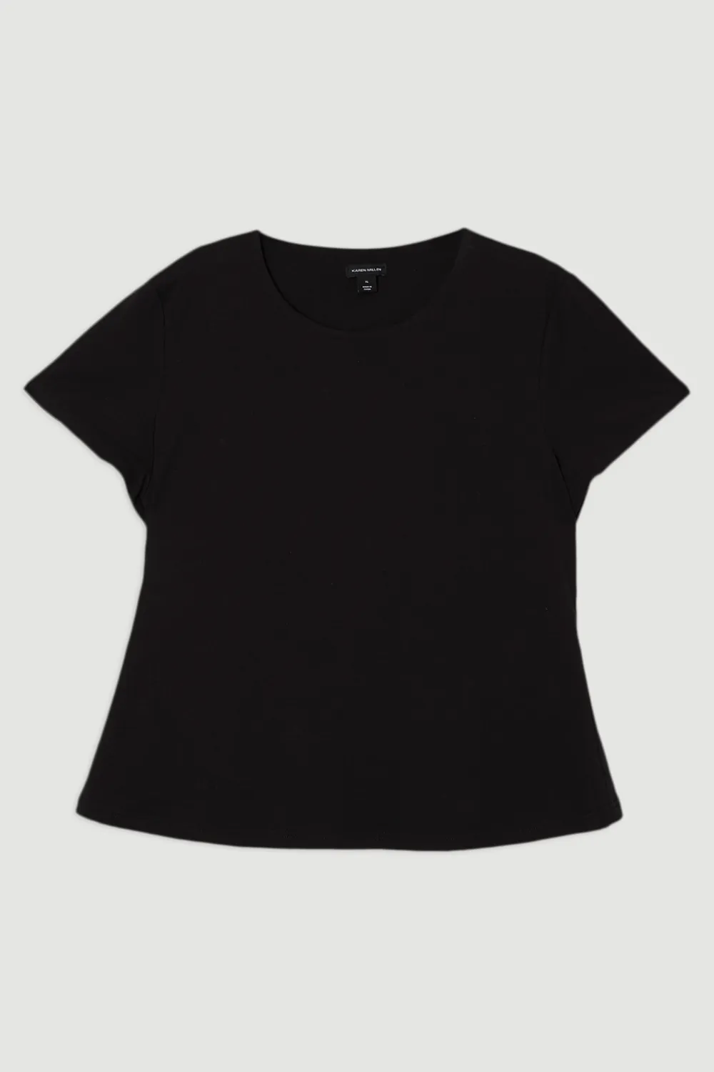 Plus Size Stretch Cotton T-Shirt BKK25679 4 Plus Size Stretch Cotton T-Shirt BKK25679