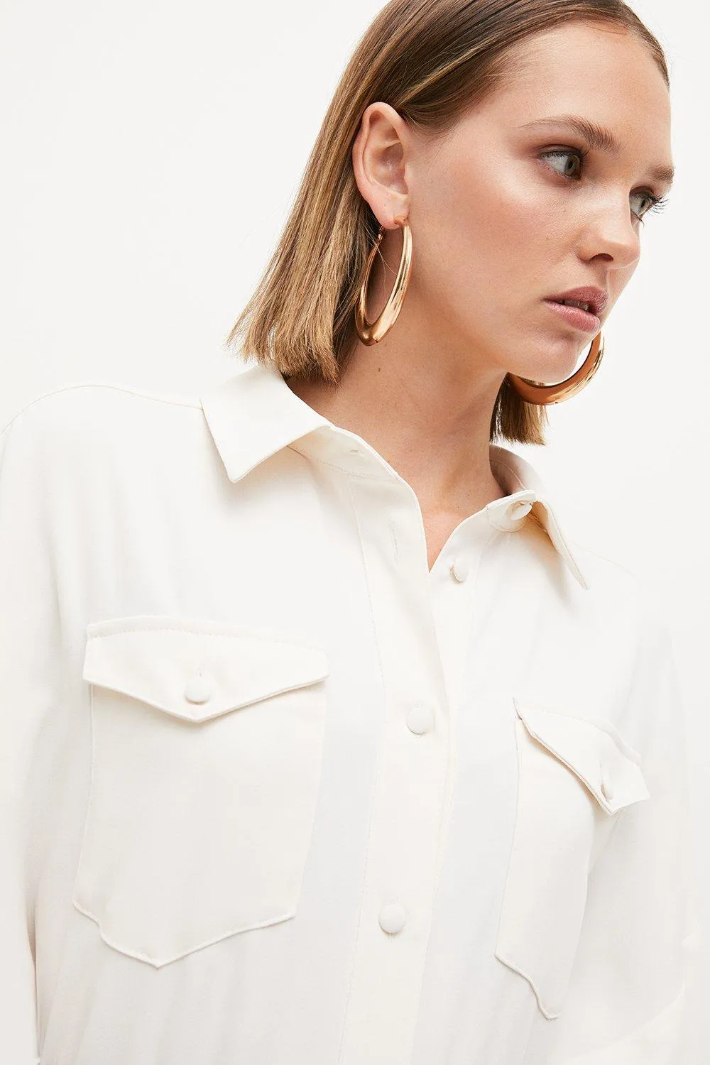 Lydia Millen Petite Belted Maxi Shirt Dress BKK04090