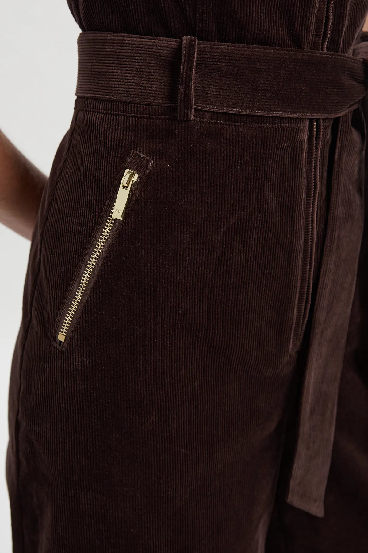 Stretch Cord Wide Leg Jumpsuit BKK26065 5 Stretch Cord Wide Leg Jumpsuit BKK26065