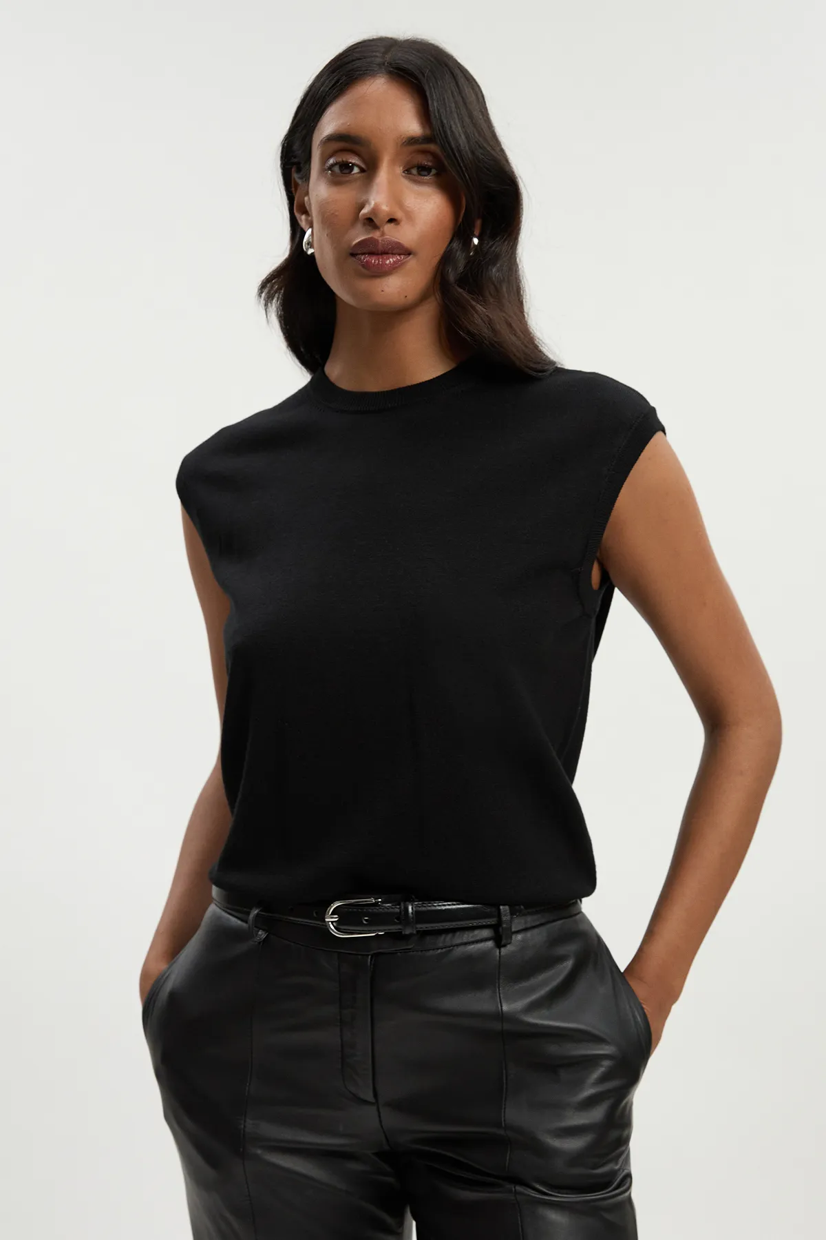 Viscose Blend Knit Top BKK26145