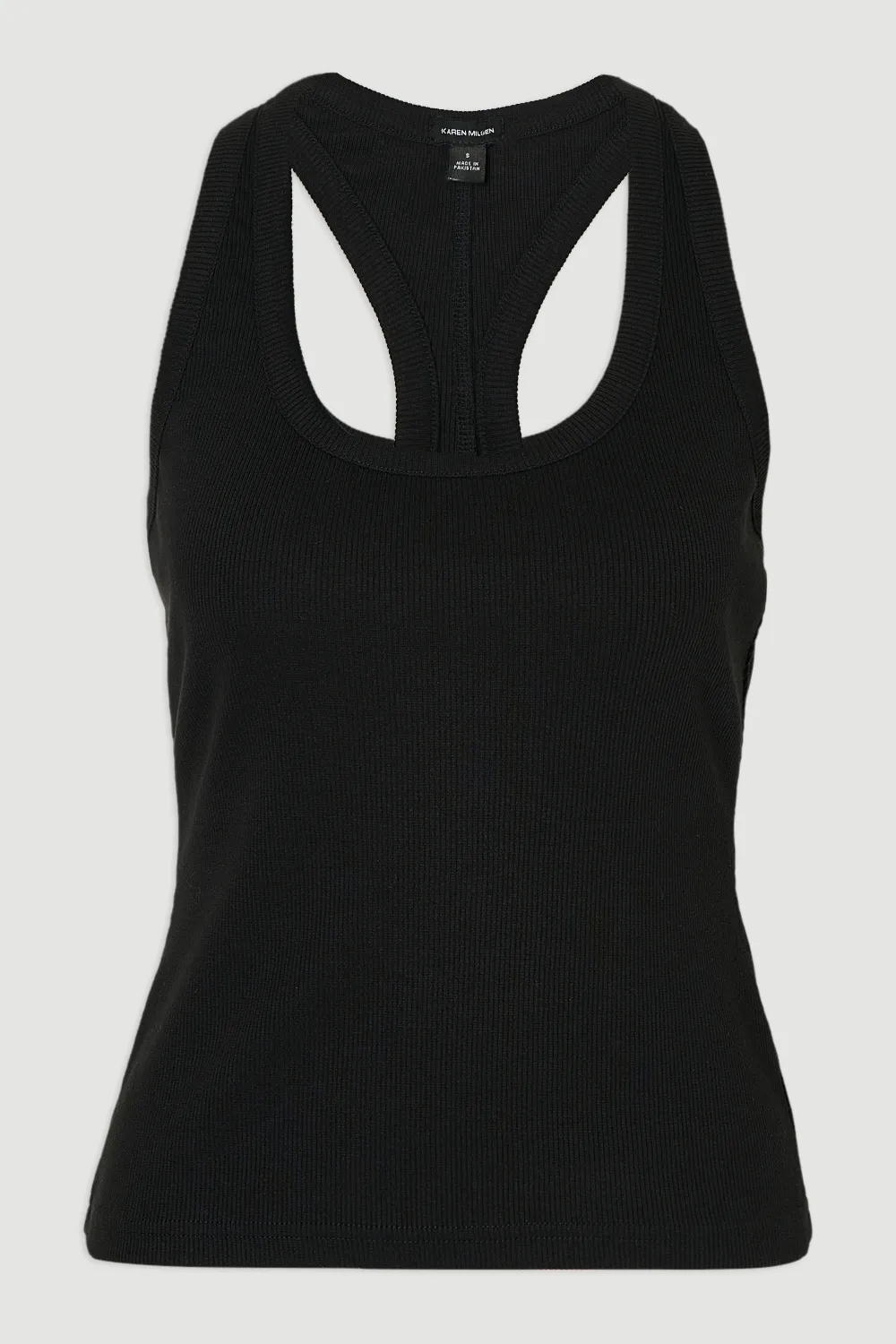 Compact Jersey Ribbed Racer Back Vest BKK26190 4 Compact Jersey Ribbed Racer Back Vest BKK26190