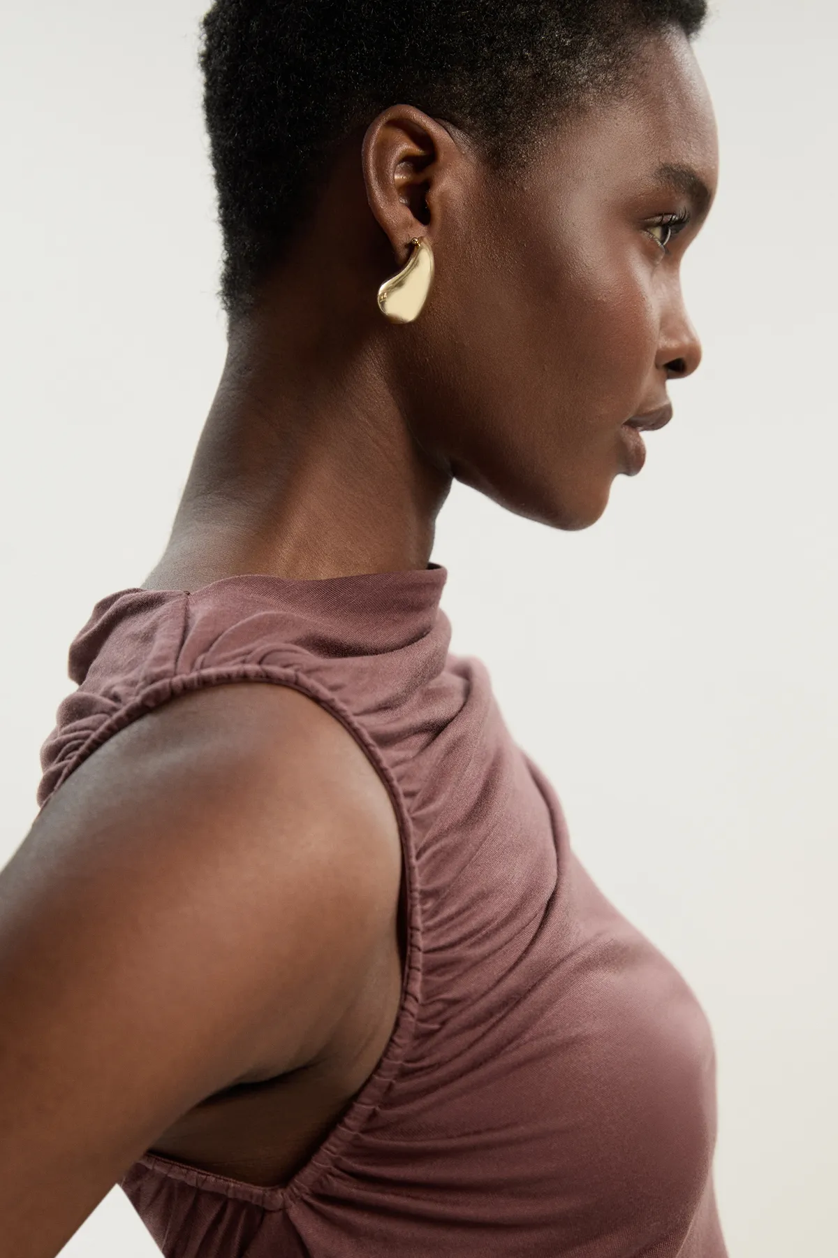 Tencel Ruched Detail Top BKK26246 3 Tencel Ruched Detail Top BKK26246