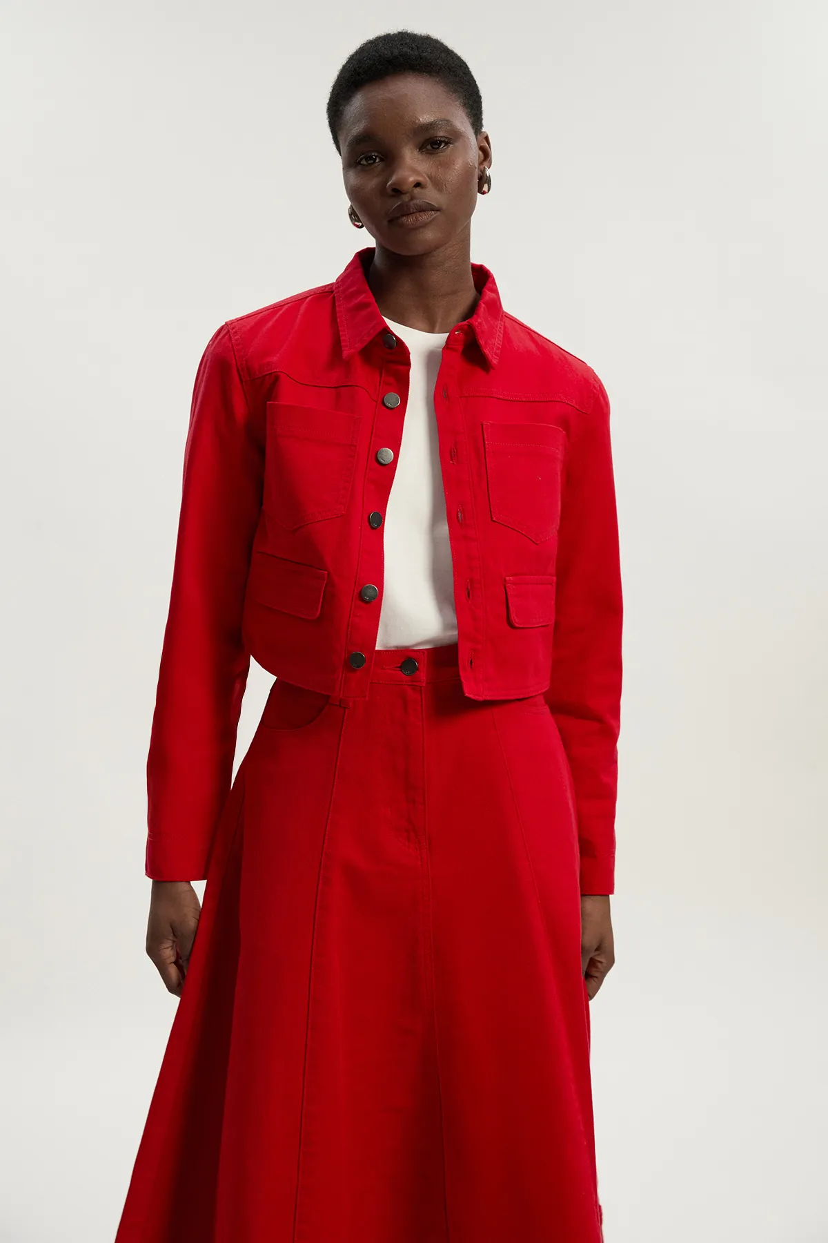 Coloured Denim Jacket BKK26373