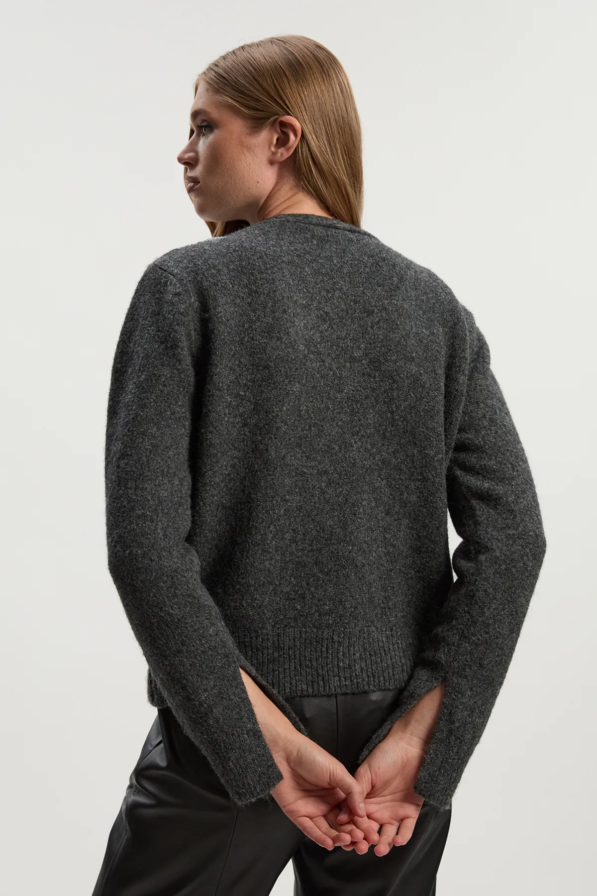 Archive Floral Embellished Cosy Wool Blend Cardigan BKK26597