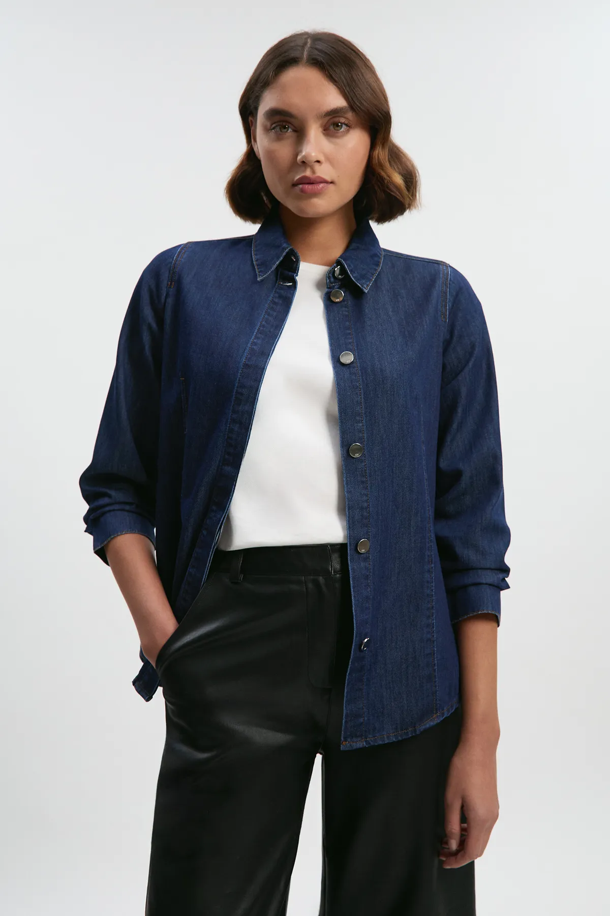 Denim Tailored Shirt BKK26656