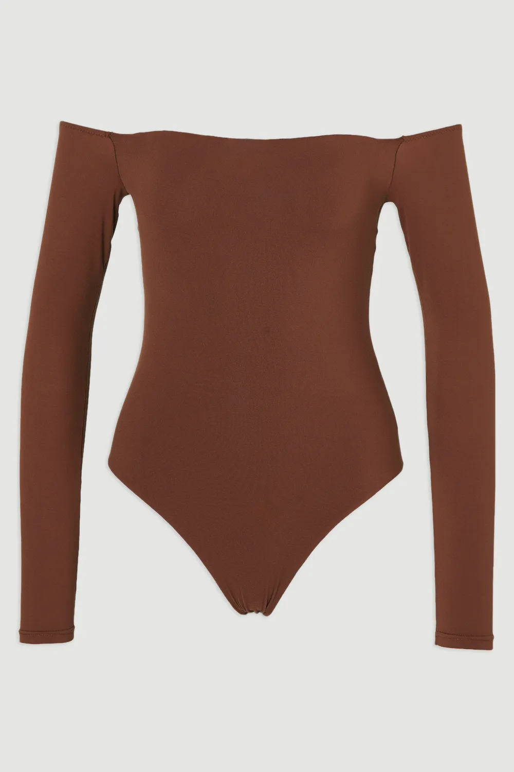 Cold Shoulder Long Sleeve Contour Jersey Bodysuit BKK26738 4 Cold Shoulder Long Sleeve Contour Jersey Bodysuit BKK26738