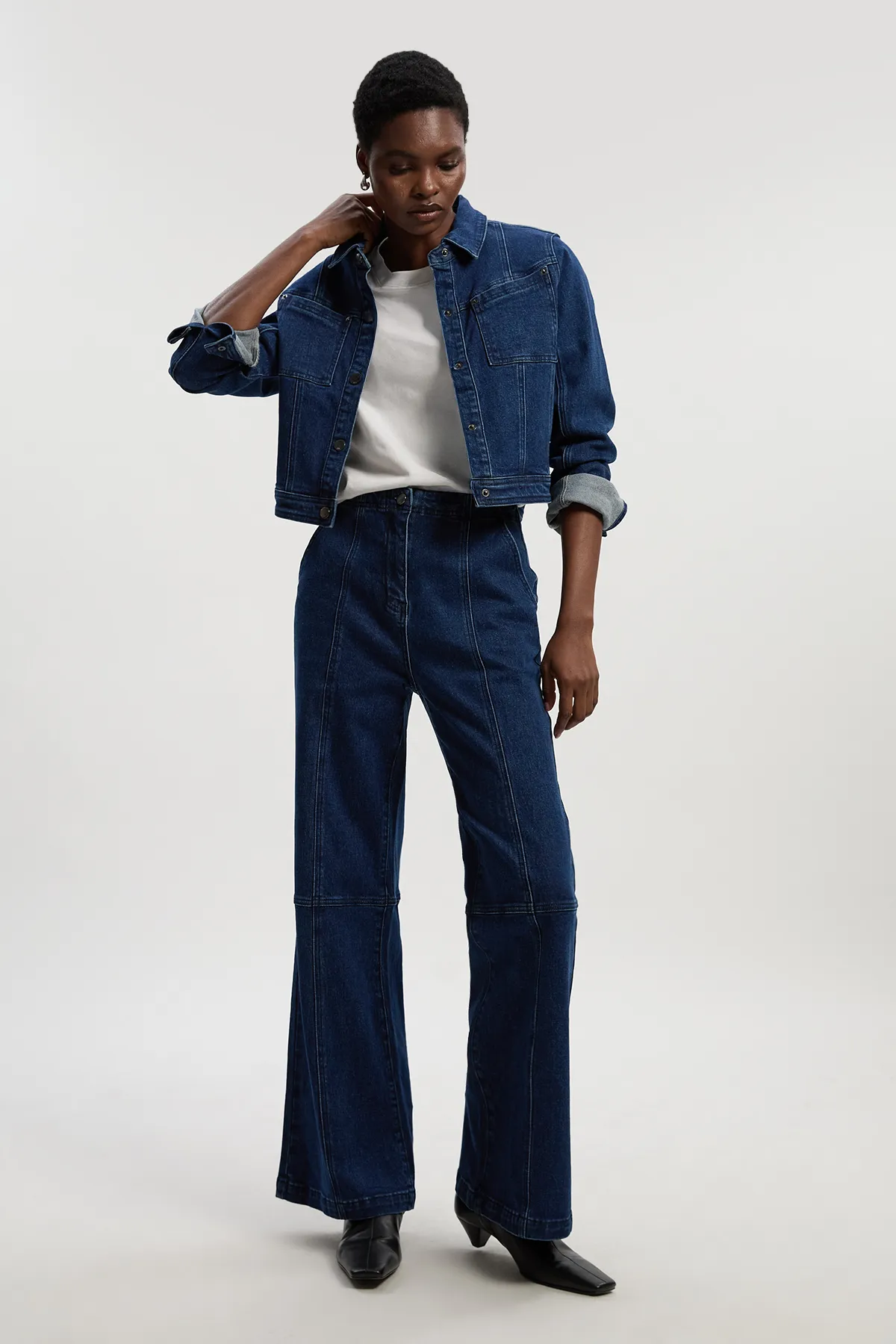 Denim Western Jacket BKK26753