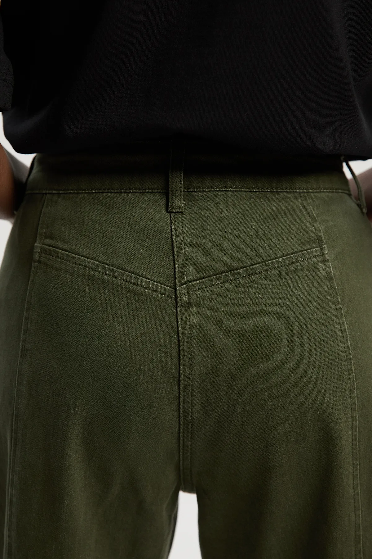 Denim Utility Cuff Hem Trouser BKK26756