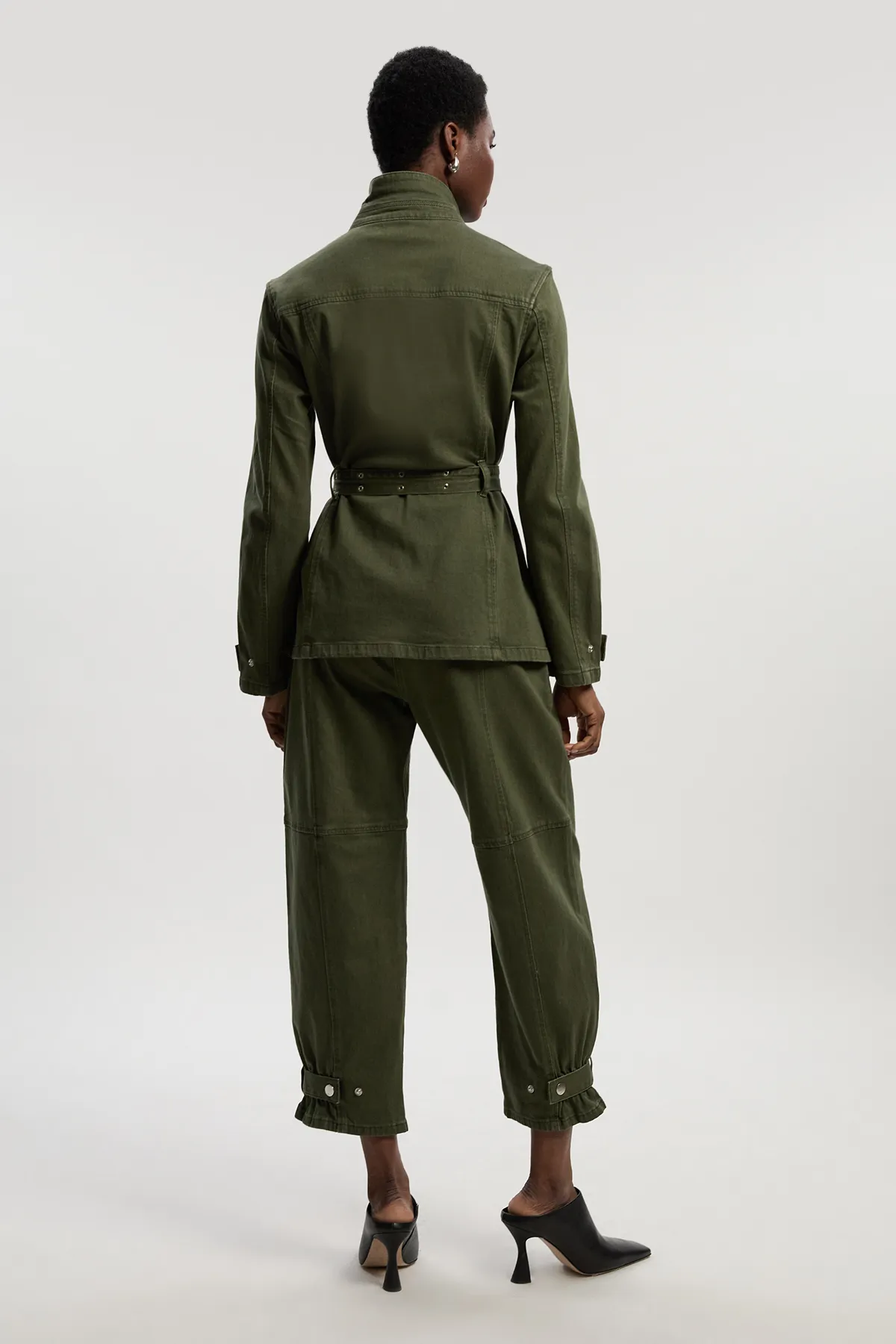 Denim Utility Cuff Hem Trouser BKK26756