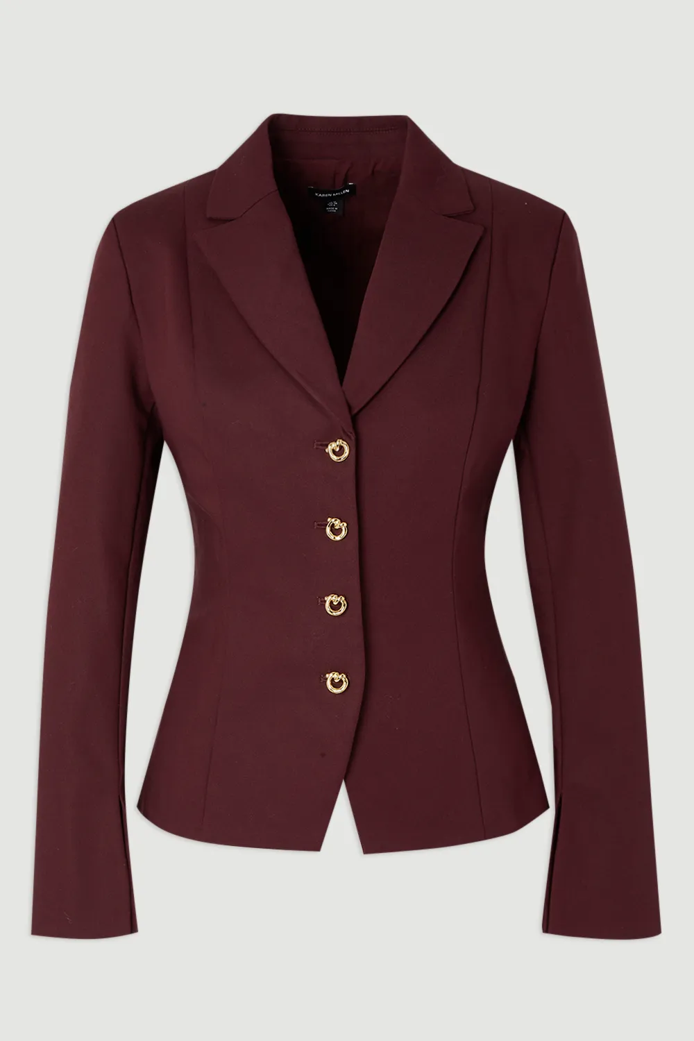 Techno Fitted Blazer Woven Top BKK26788 4 Techno Fitted Blazer Woven Top BKK26788