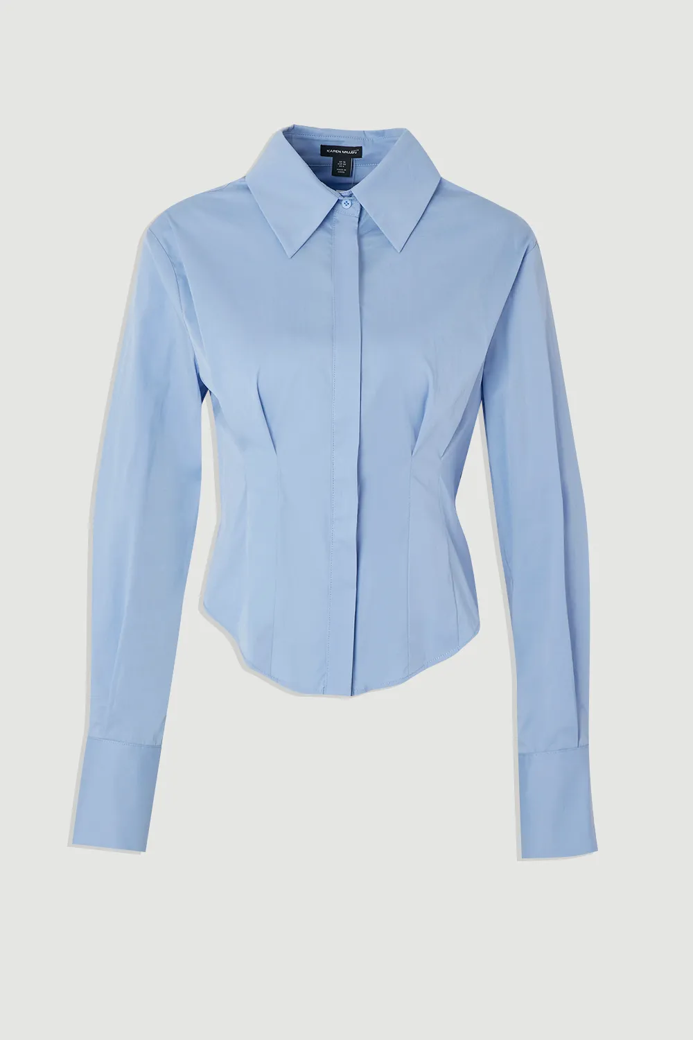 Crepe Pleating Detail Woven Shirt BKK26790 4 Crepe Pleating Detail Woven Shirt BKK26790