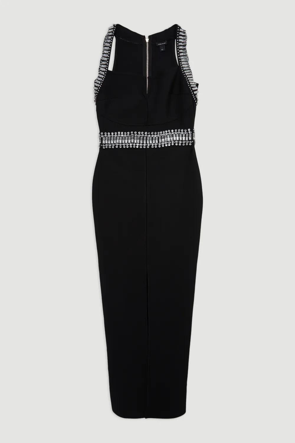 Bandage Figure Form Knit Embellished Maxi Dress BKK26858 4 Bandage Figure Form Knit Embellished Maxi Dress BKK26858