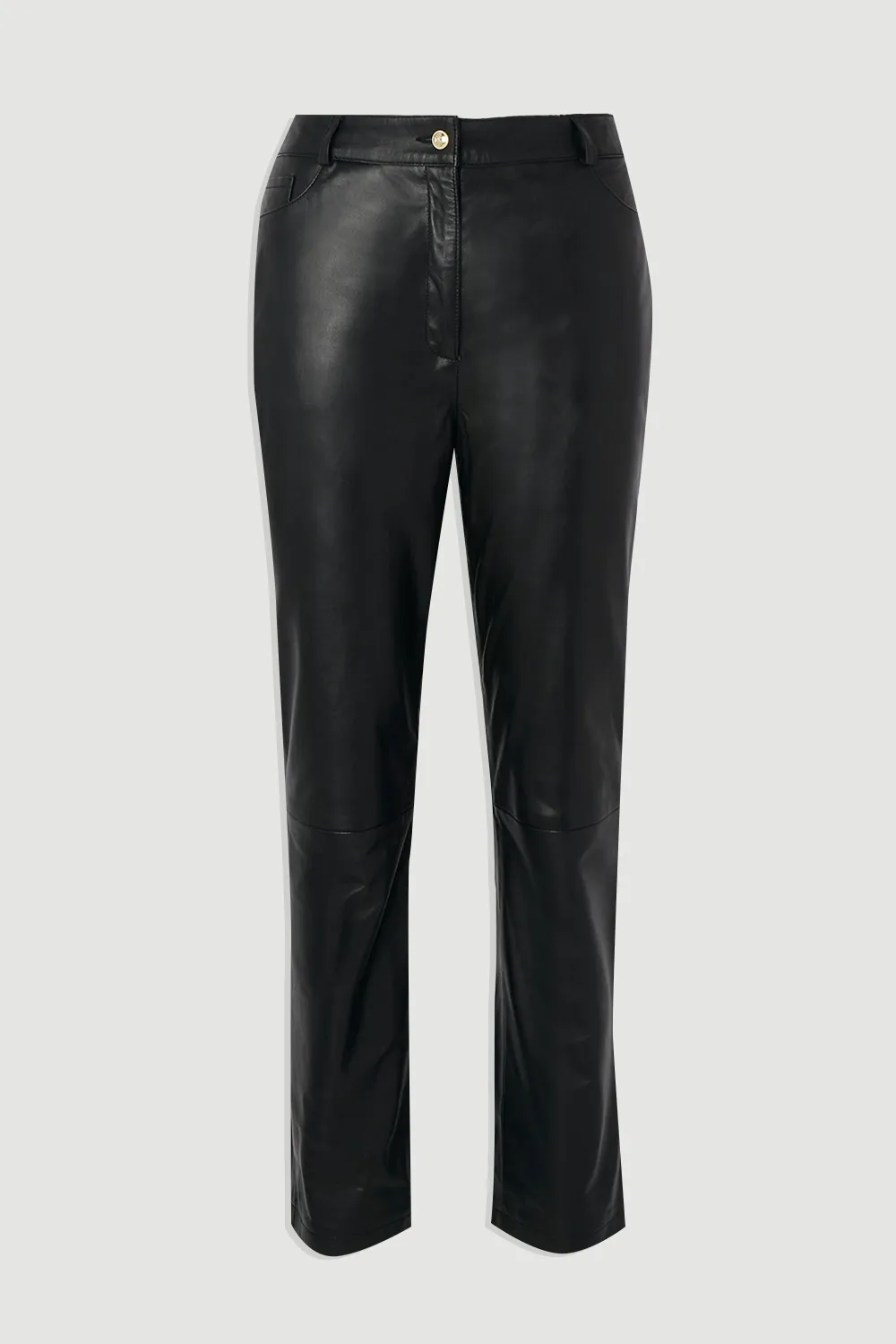 Leather Straight Leg Trouser BKK27361 4 Leather Straight Leg Trouser BKK27361